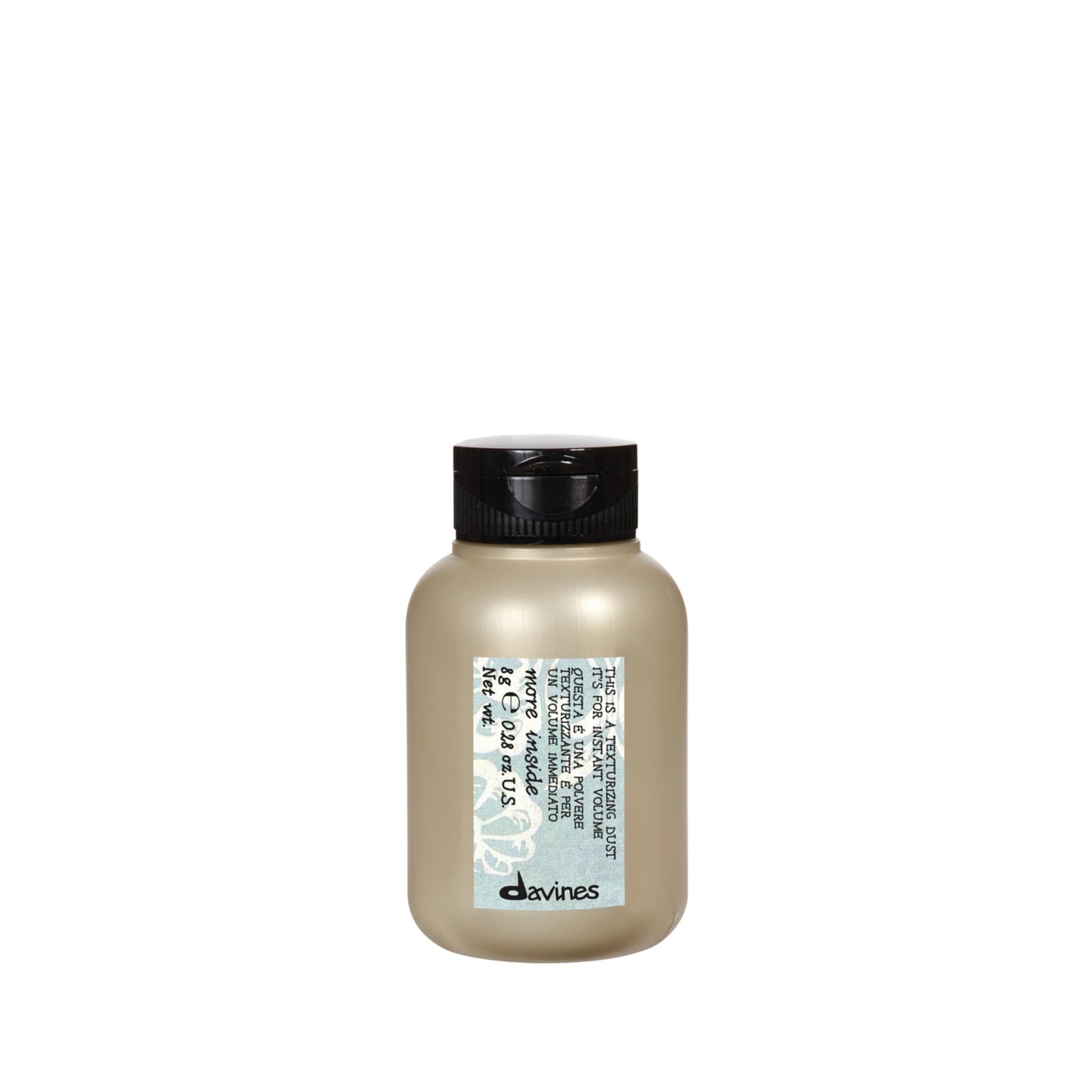 Rosy Brown Davines This Is A Texturizing Dust Powder, Medium Hold Instant Volume - Volume Powder for Root Lift - Creates Matte Texture & Grip, 0.28 oz