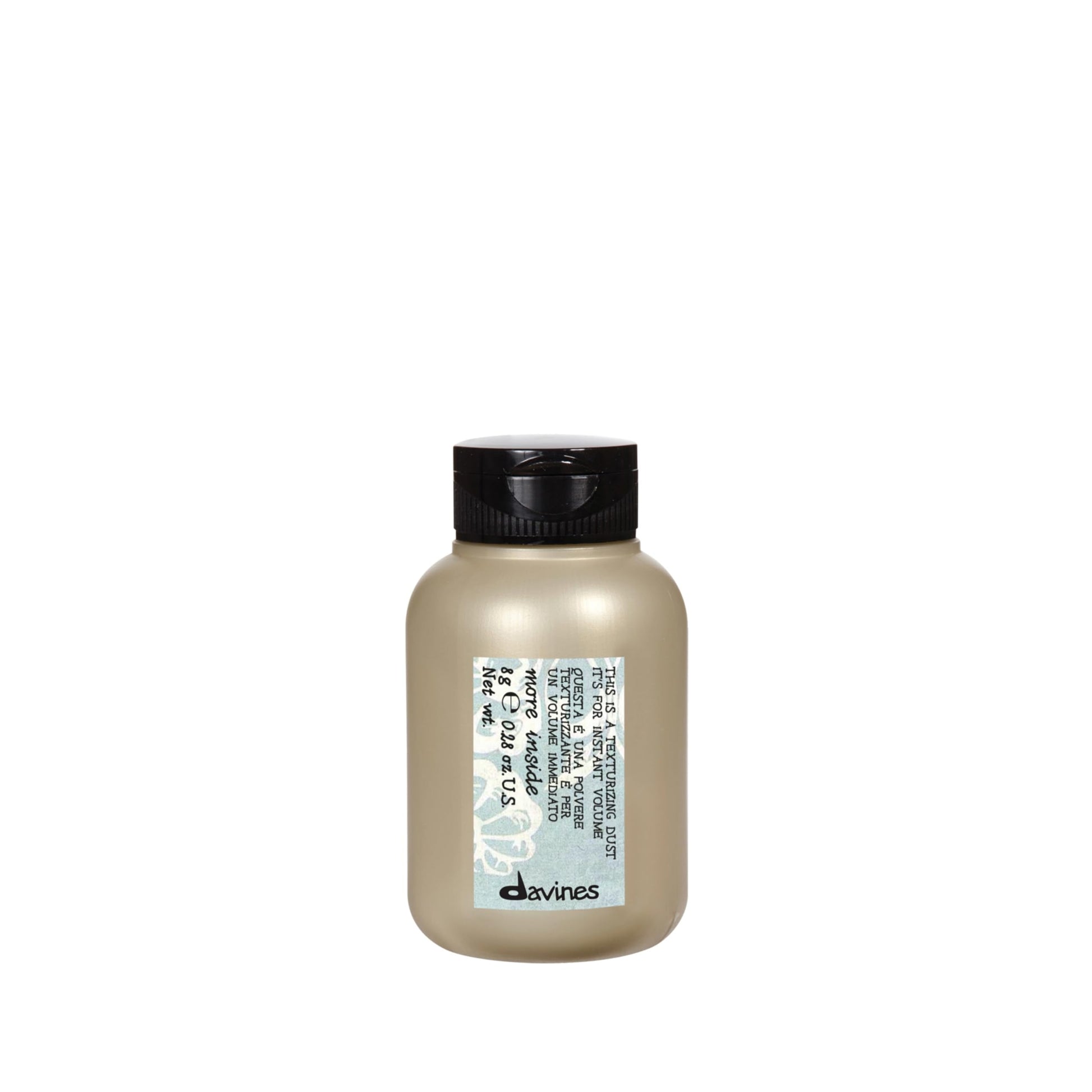 Rosy Brown Davines This Is A Texturizing Dust Powder, Medium Hold Instant Volume - Volume Powder for Root Lift - Creates Matte Texture & Grip, 0.28 oz