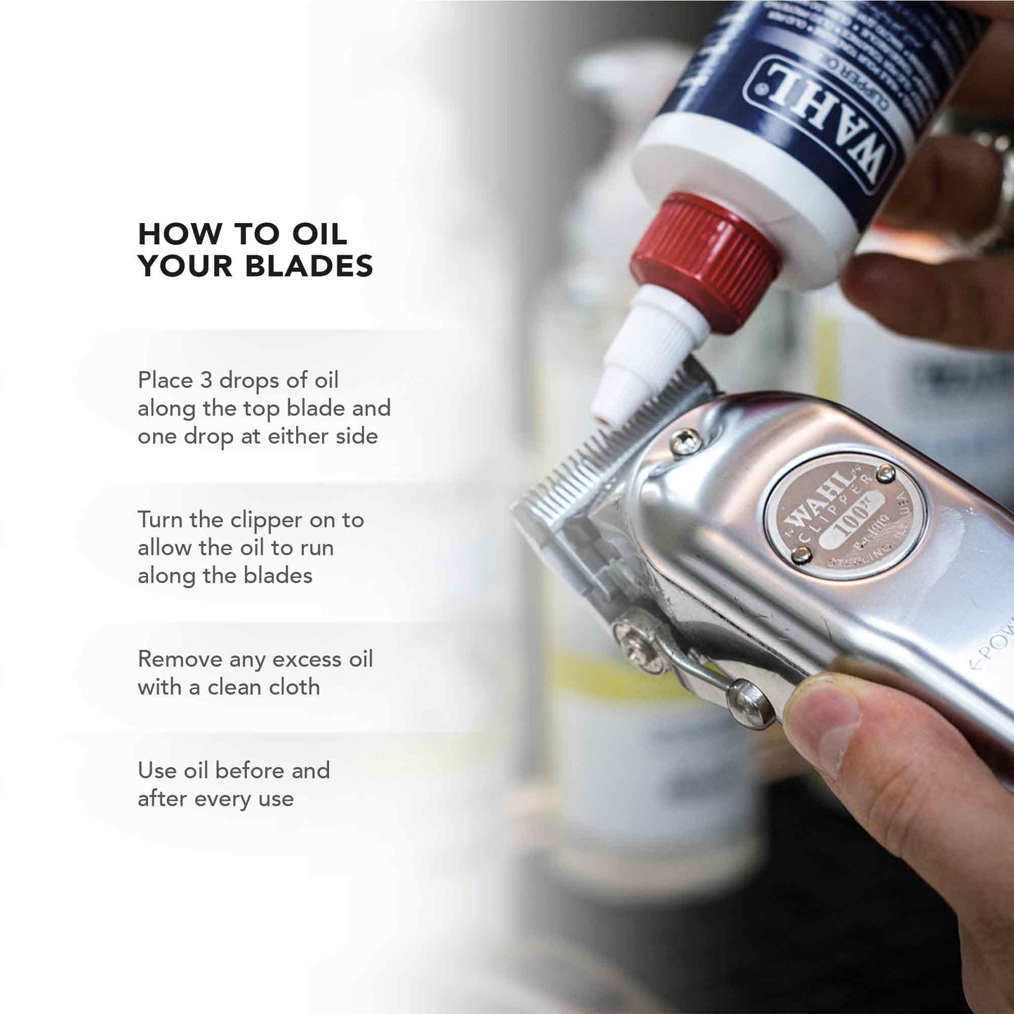 White Smoke Wahl Hygienic Clipper Spray