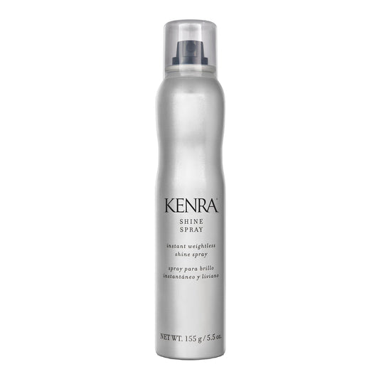 Light Gray Kenra Professional Shine Spray | Instant Weightless Shine Hairspray | Tames Frizz & Flyaways | Enhances Color Vibrancy | Lightweight, No Hold | All Hair Types | 5.5 oz