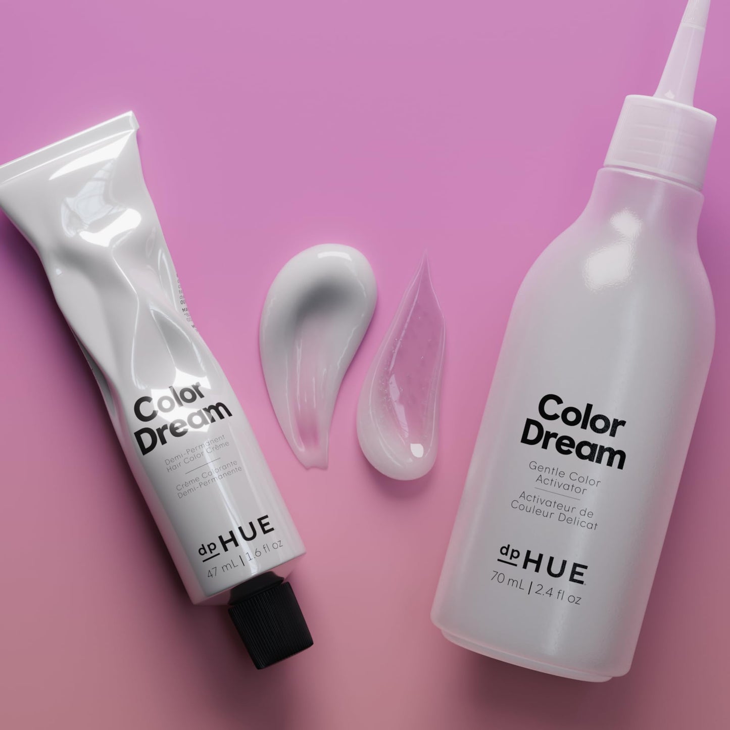 Orchid dpHUE Color Dream, Dark Brown - Ammonia-Free, Demi-Permanent Hair Color - Lasts 16 Washes - Boosts Shine - Paraben & Sulfate Free, Leaping Bunny Certified