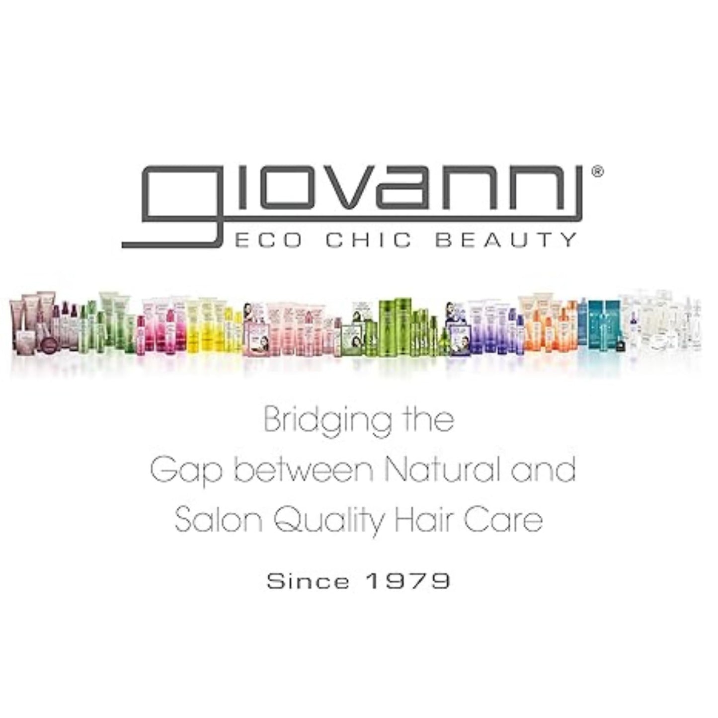 White Smoke GIOVANNI ECO CHIC Frizz Be Gone - Super Smoothing Anti-Frizz Hair Serum, Adds Shine, Seals in Color, Infused with Natural Botanical Ingredients, Salon Quality, No Parabens - 2.75 oz (1 Pack)