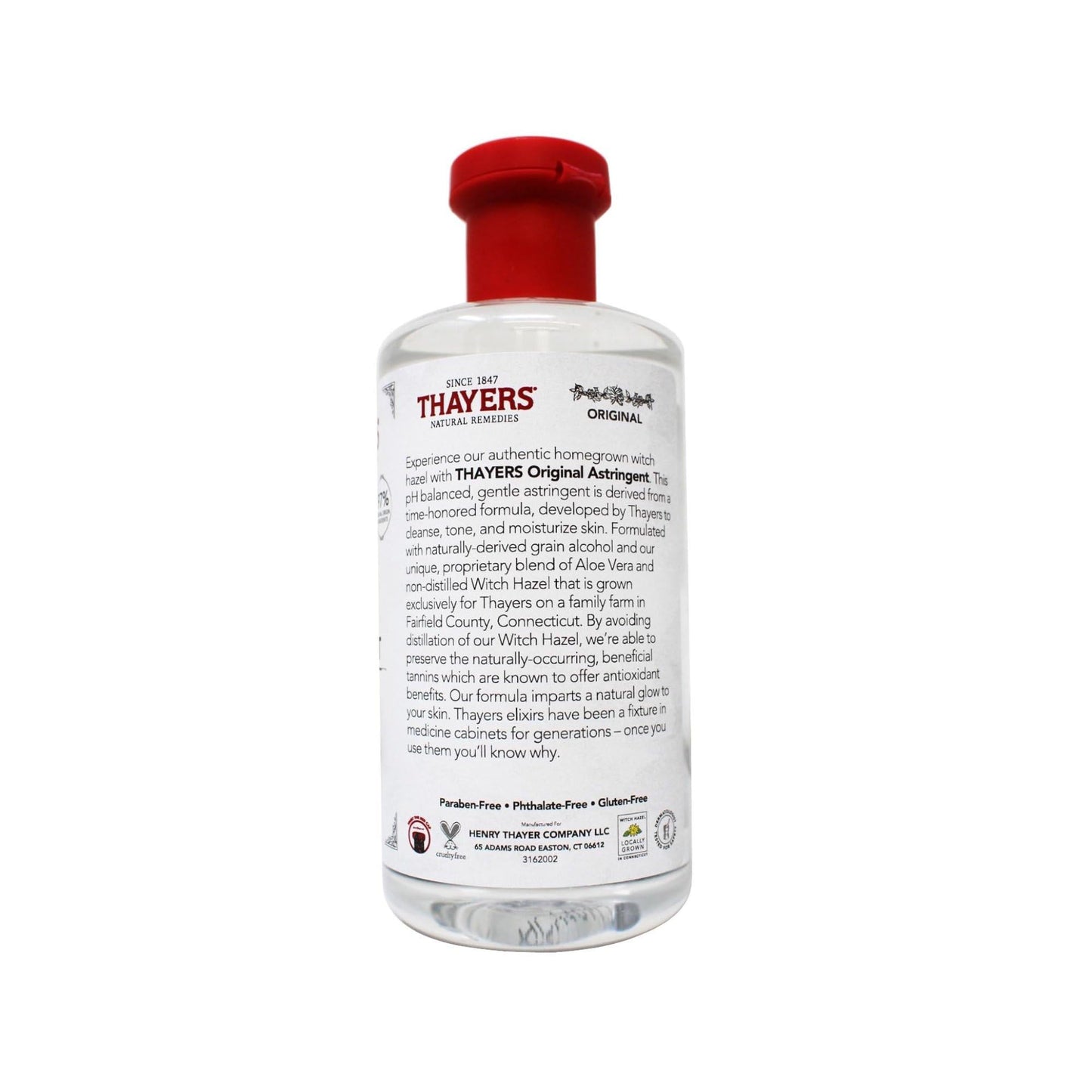 Light Gray Thayers Witch Hazel with Aloe Vera, Original Astringent 12 oz (Pack of 6)