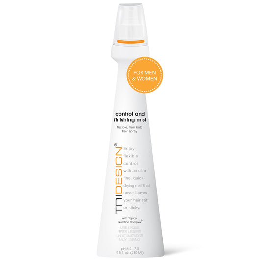 White Smoke TRI Design Control and Finishing Mist - Volumizing for All Hair Types - Protect and Unleash Flexible Control with Ultra Fine Finishing for Fast Drying Styling Freedom for Men & Women 9.5 oz
