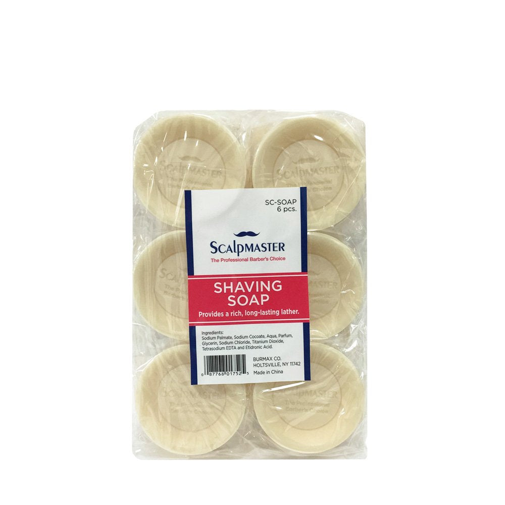 Tan Scalpmaster Shaving Soap, 6 Count