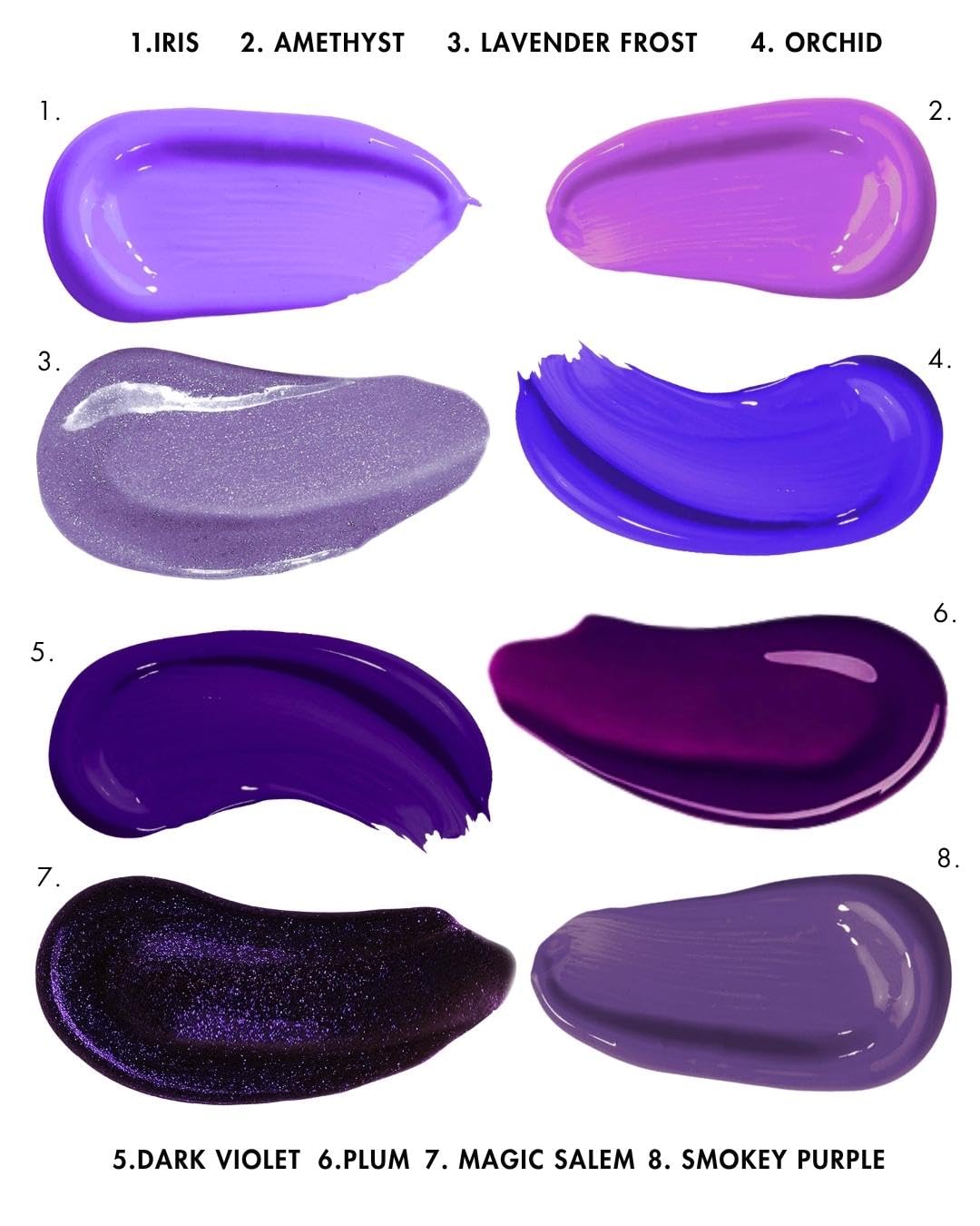 White Smoke Lunar Tides Semi-Permanent Hair Color (43 colors) (Dark Violet, 8 fl. oz.)