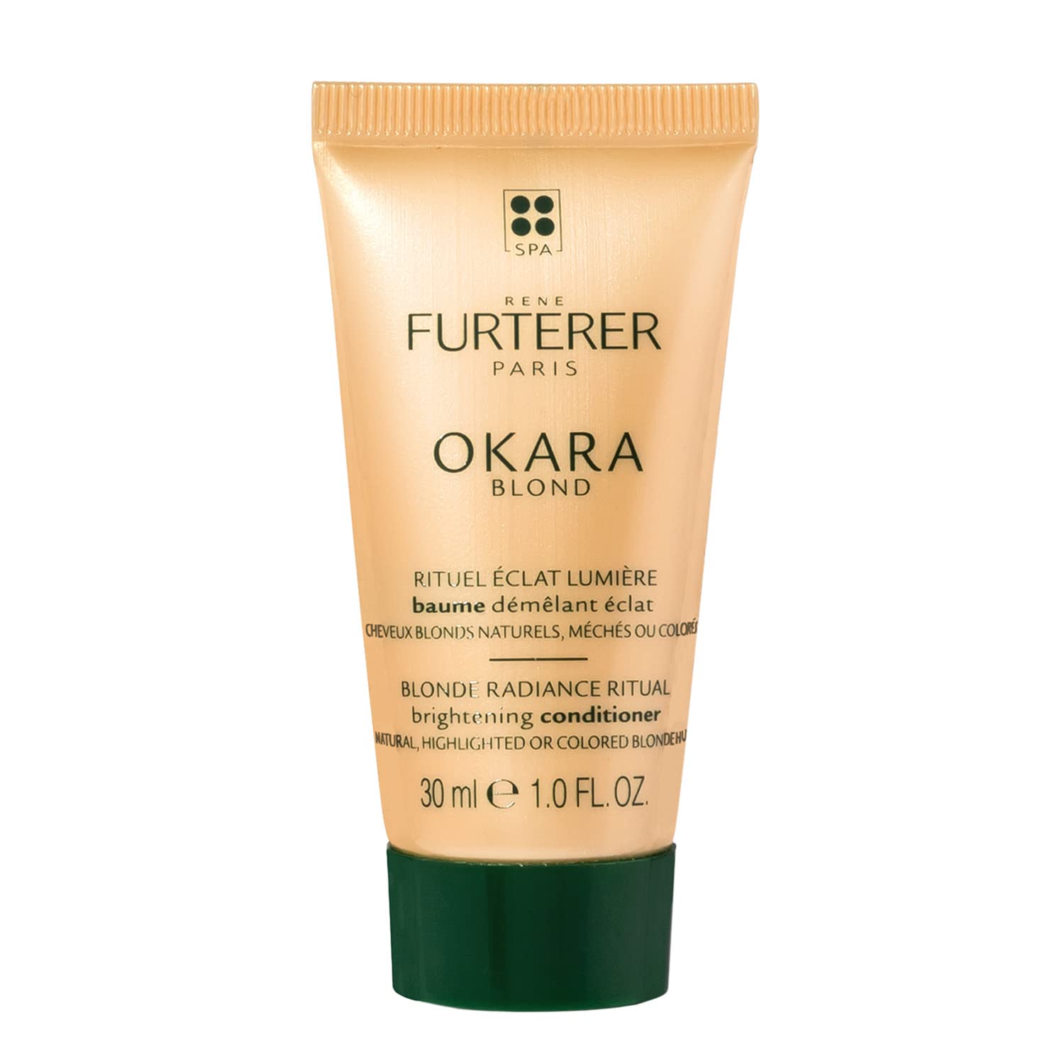 White Smoke René Furterer OKARA BLONDE Brightening Conditioner - For Natural, Highlighted & Bleached Blonde Hair - Travel-Size - 1 fl. oz.