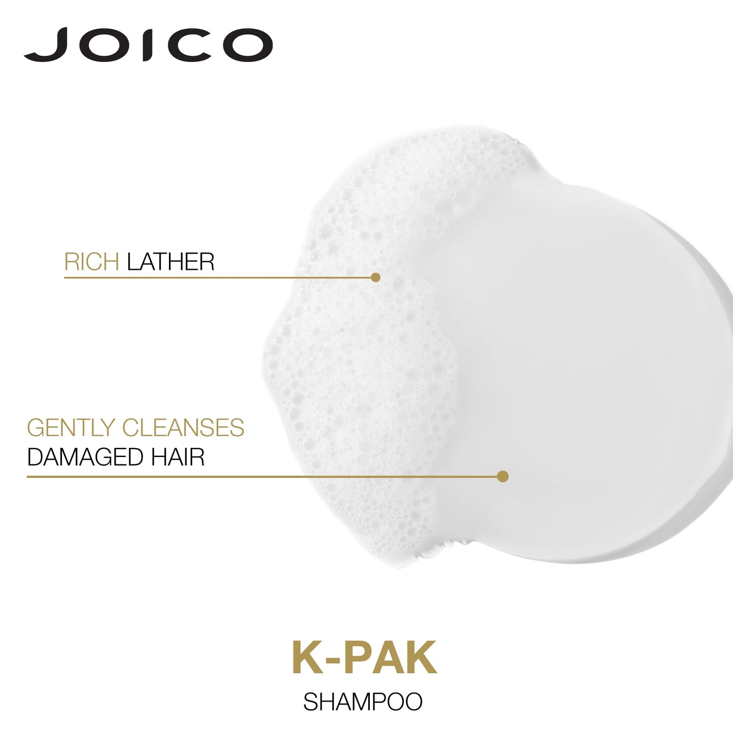 White Smoke Joico K-PAK Daily Shampoo and Conditioner Set to Repair Damage, 10.1-Ounce