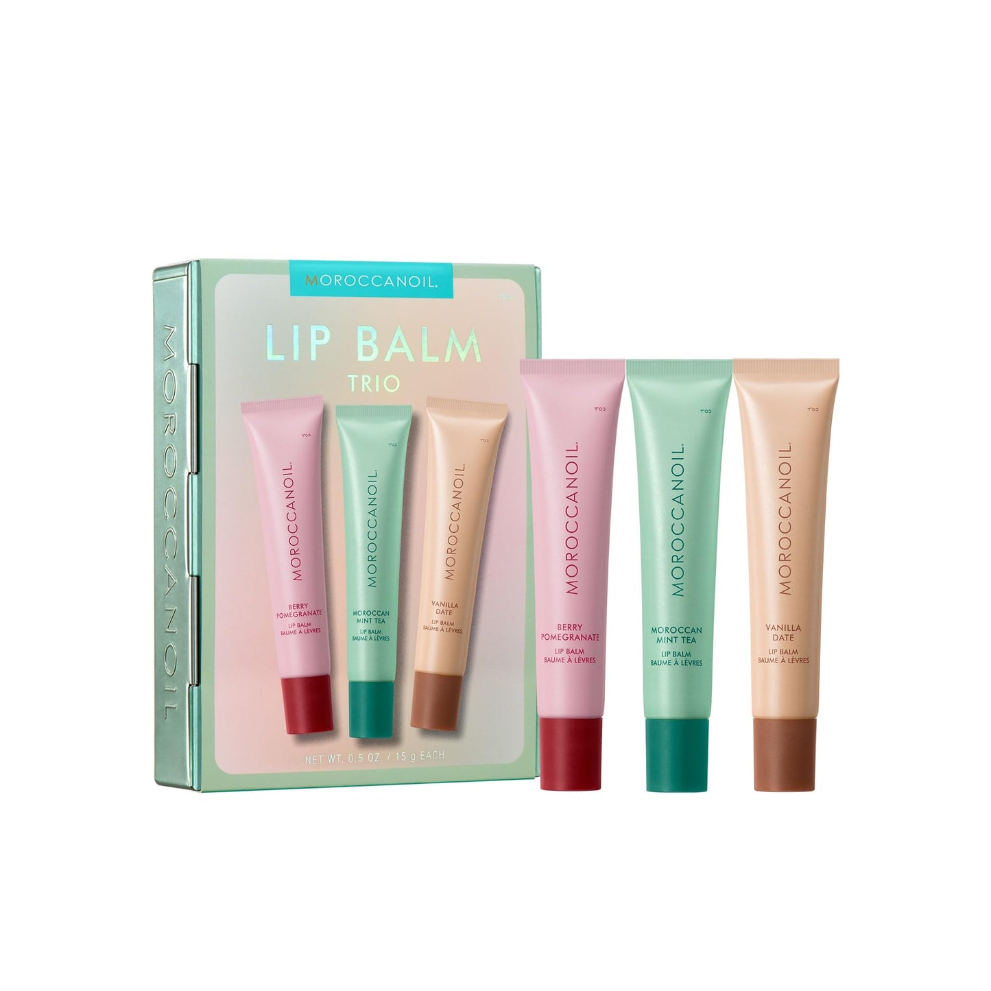 White Smoke Moroccanoil Lip Balm Trio Kit