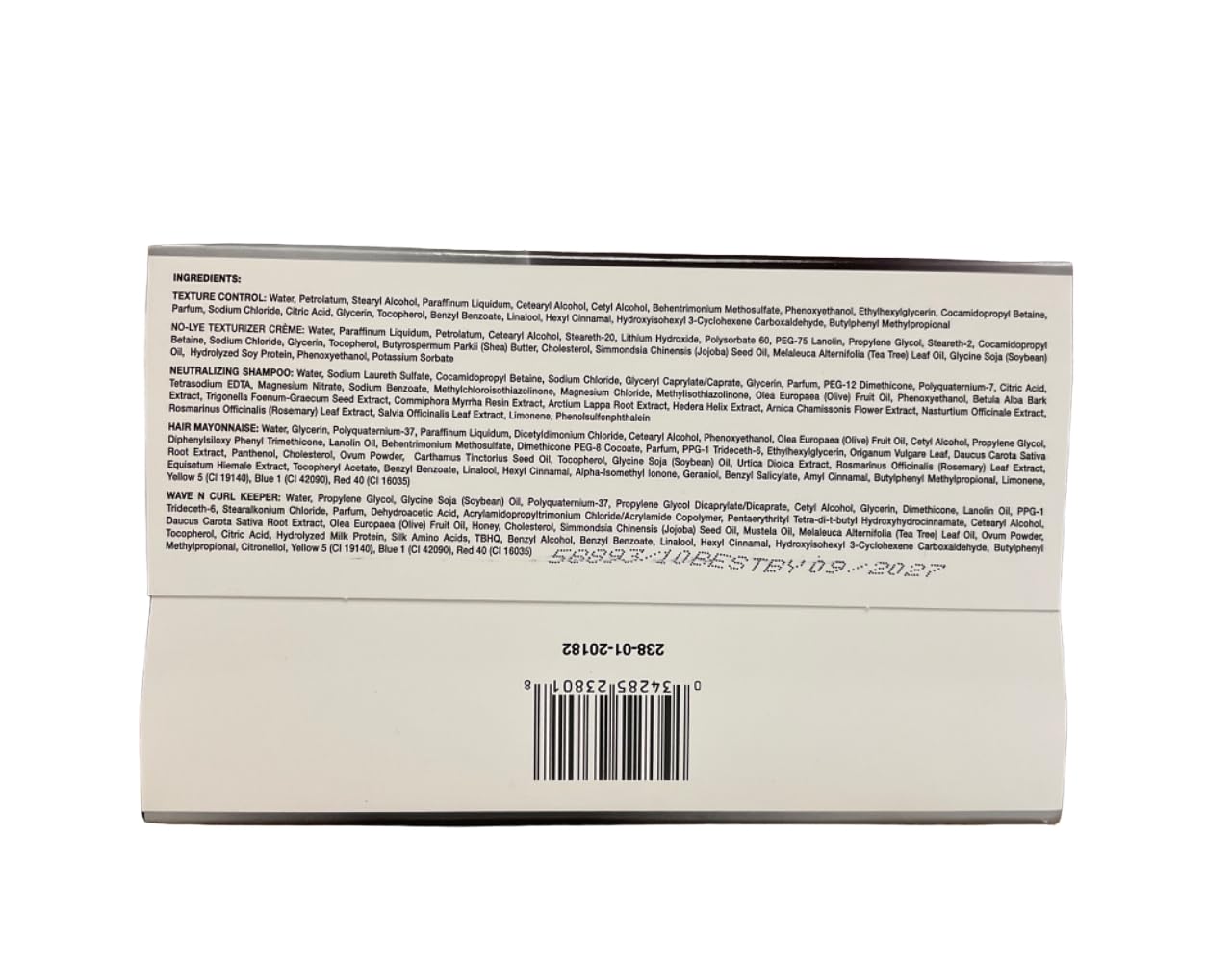 Light Gray Africas Best Organic Texture My Way Kit For Men (Pack of 2)