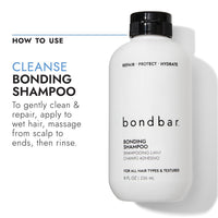 White Smoke Bondbar Repairing Shampoo & Conditioner, Protects, Strengthens & Hydrates All Hair Types & Textures, Prevents Flyaways & Frizz, Adds Moisture & Shine, Vegan, Cruelty-Free, 8 Fl. Oz.