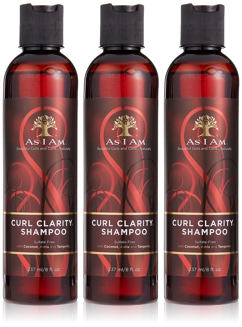 White Smoke As I Am Curl Clarity Shampoo, 8 oz (Pack of 3)