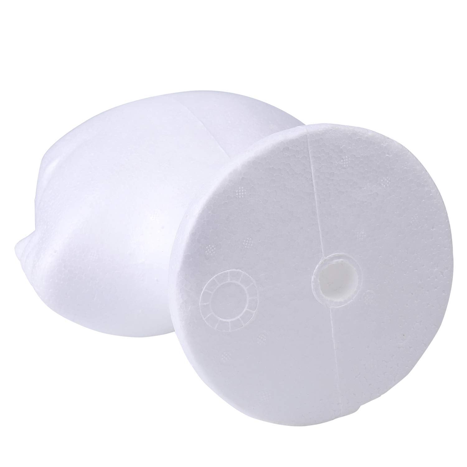 White Smoke Foraineam 3 Pieces Foam Mannequin Head Wig Head, Female Mannequin Wig Display Stand Holder, Cosmetics Model Head White Foam Heads for Glasses Mask Hat Headband Hairpieces and More
