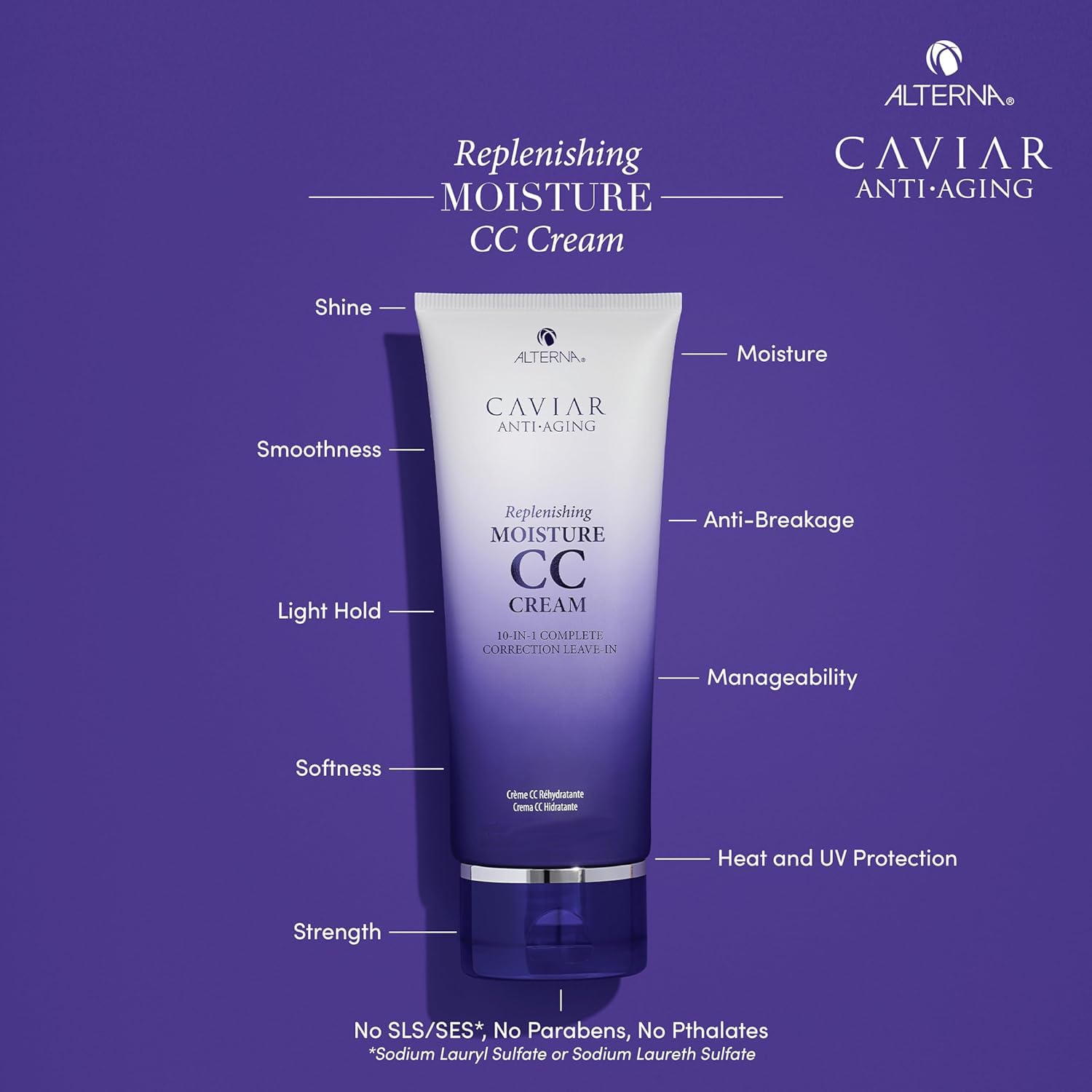 Dark Slate Blue Alterna CAVIAR Anti-Aging Replenishing Moisture CC Cream, 5.1 oz (2 pack)