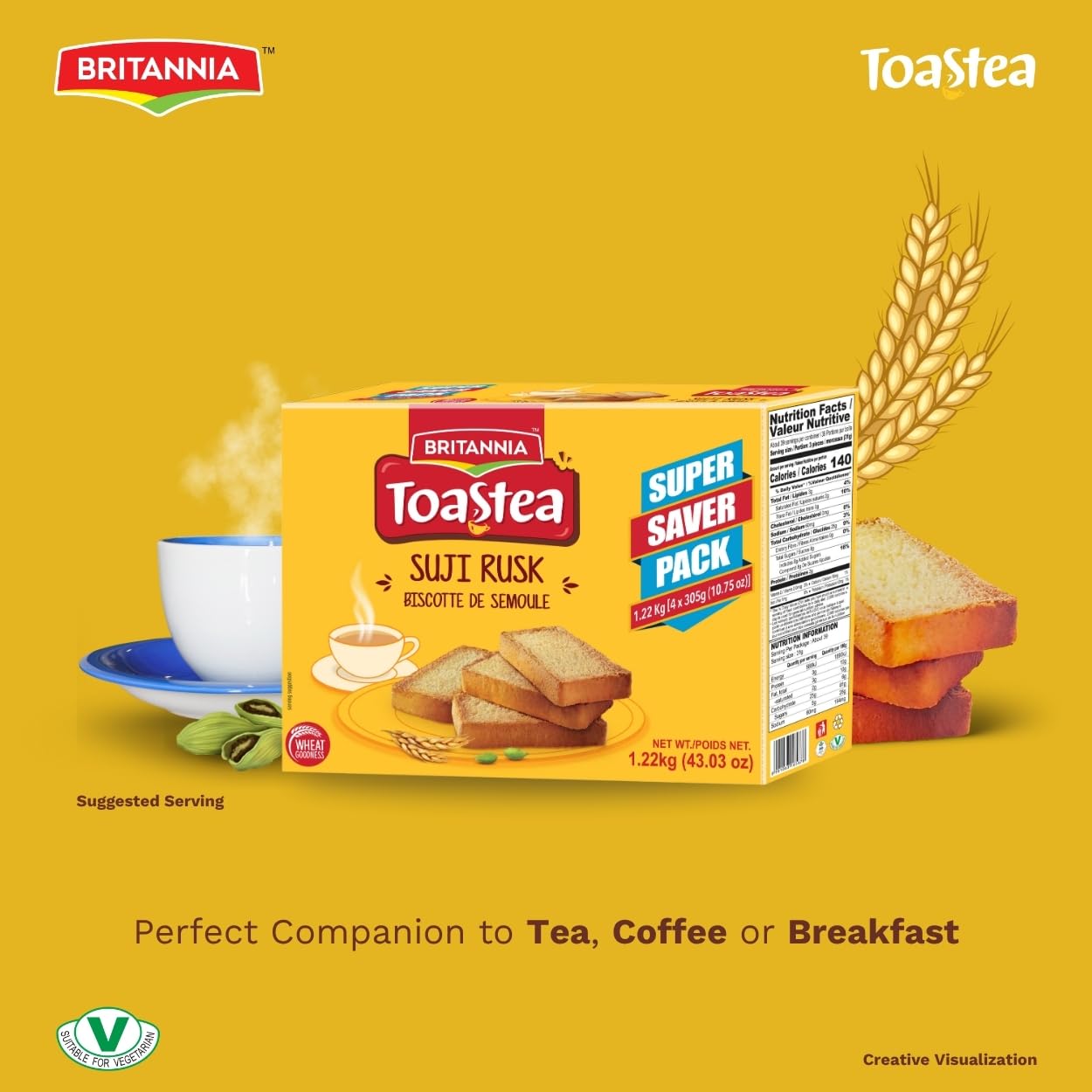 Goldenrod Britannia Wheat Rusk