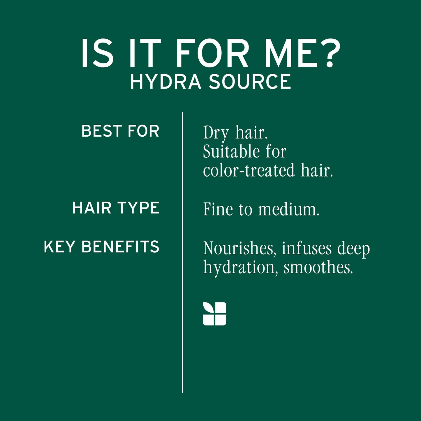 Dark Slate Gray Biolage Hydra Source Daily Leave-In Tonic - Moisturizes & Detangles, Blowout Primer, Heat Protectant & Detangler, For Dry Hair, 13.5 Fl Oz