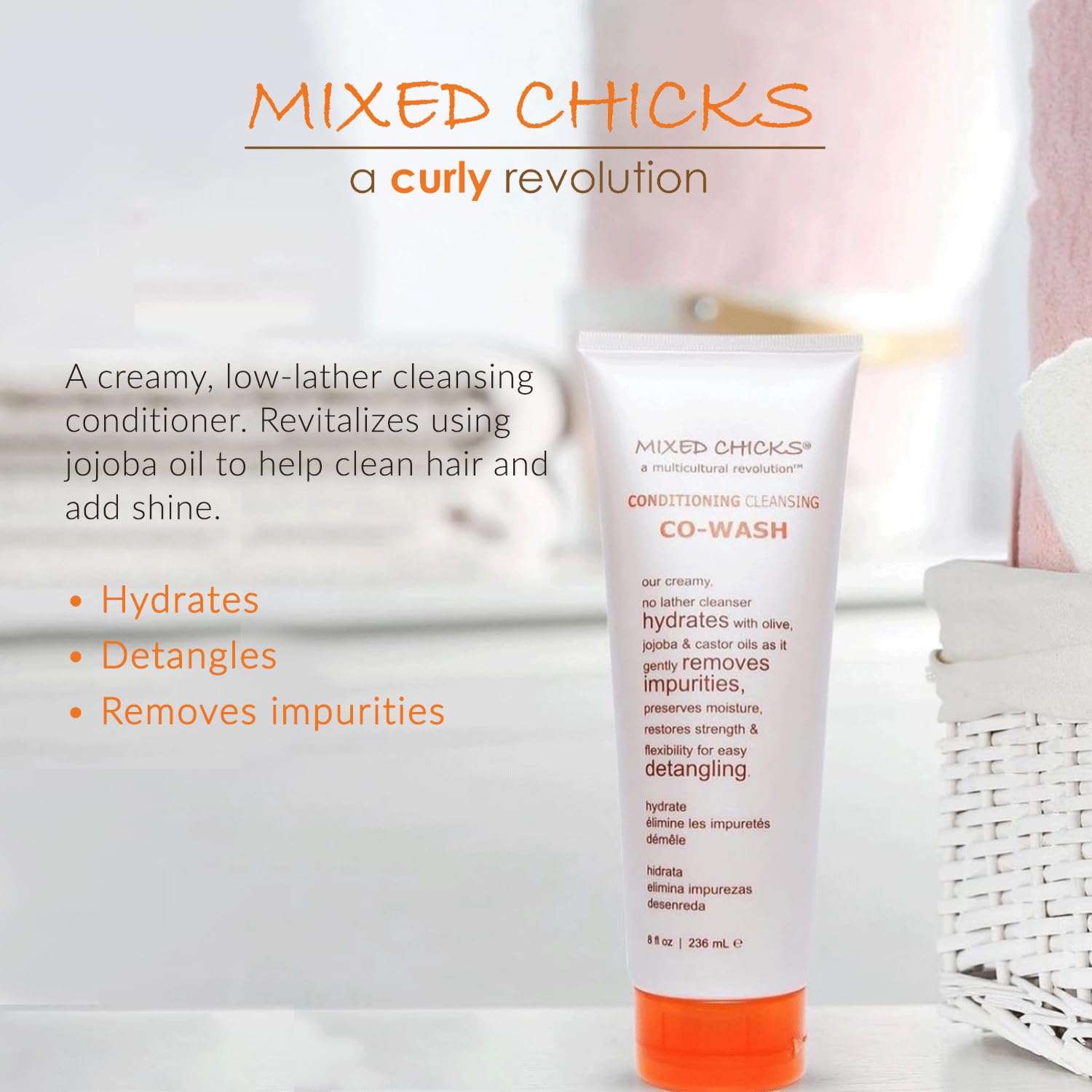 Light Gray Mixed Chicks Conditioning Cleansing Co-Wash, 8 fl. oz.
