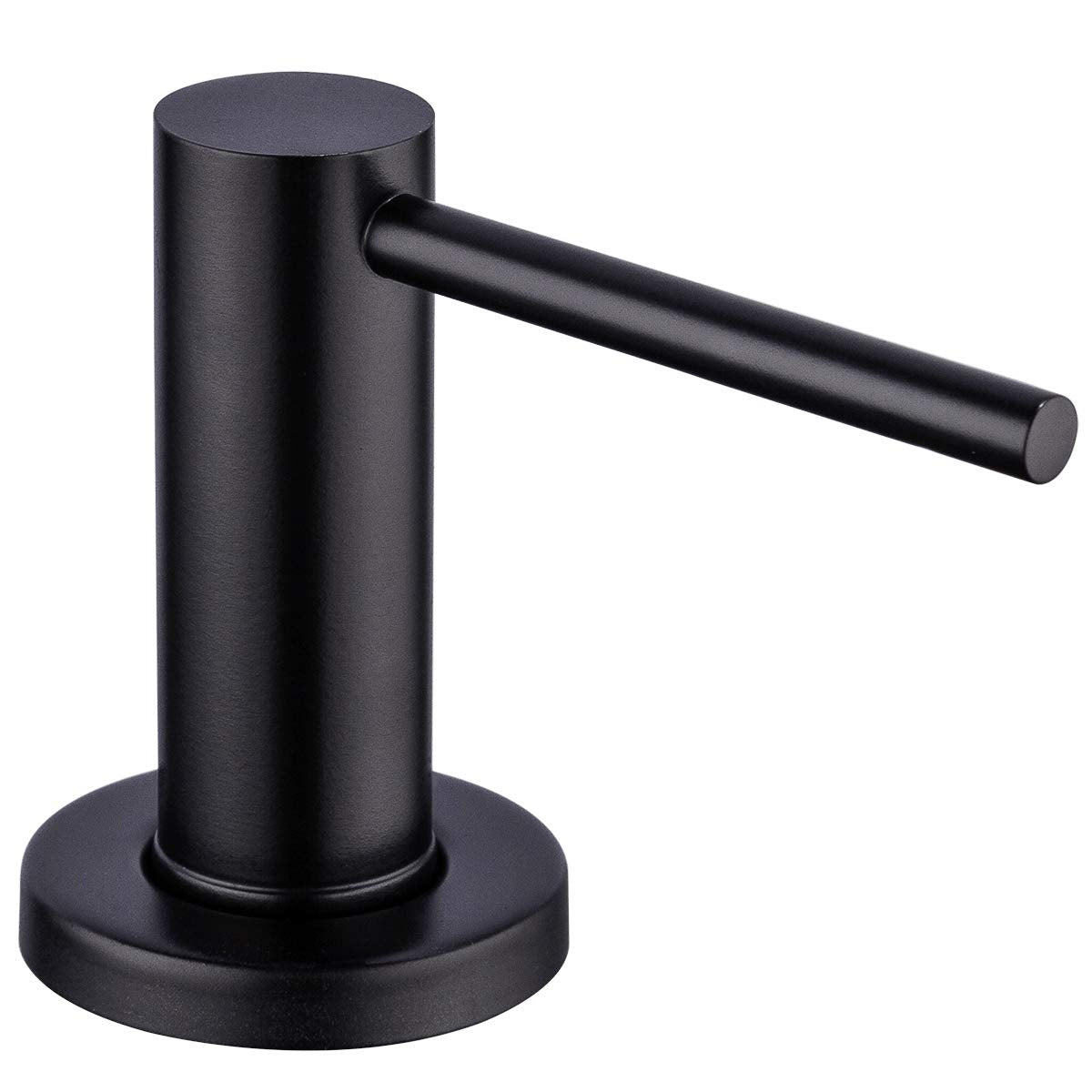 White Smoke Matte Black Kitchen Sink Soap Dispenser GAPPO Countertop Pump Hand Lotion Built in Bottle Upgrade Stainless Steel Screw