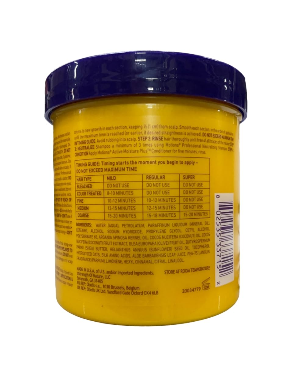 Dark Goldenrod Motions Smooth & Straighten Hair Relaxer, Regular 15 ounce by Motions