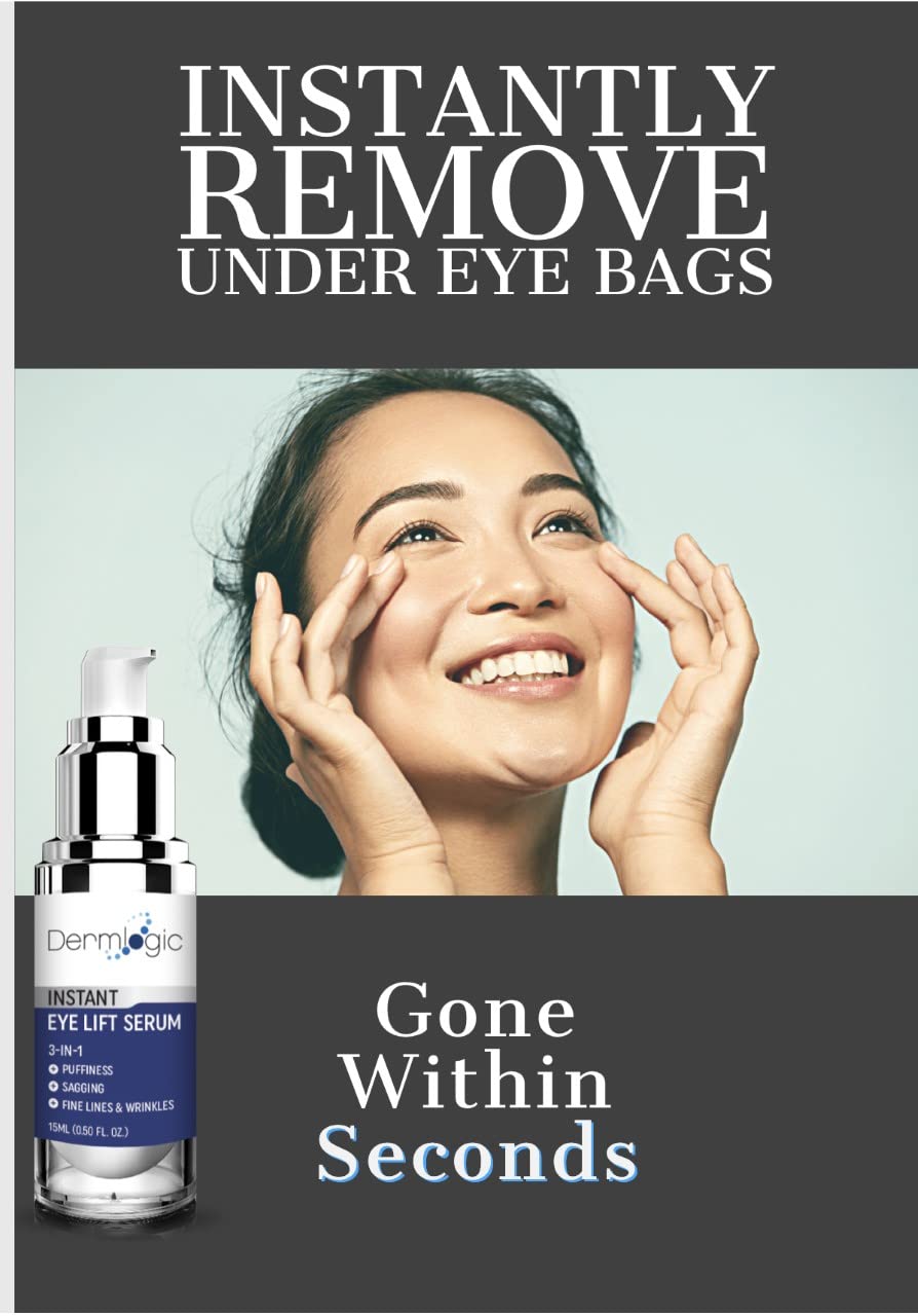 Dark Slate Gray Under Eye Puffiness & Dark Circles Rapid Treatment- Instantly Reduces the Appearance of Puffy Eye Bags, Crow’s Feet, & Sagging Skin.