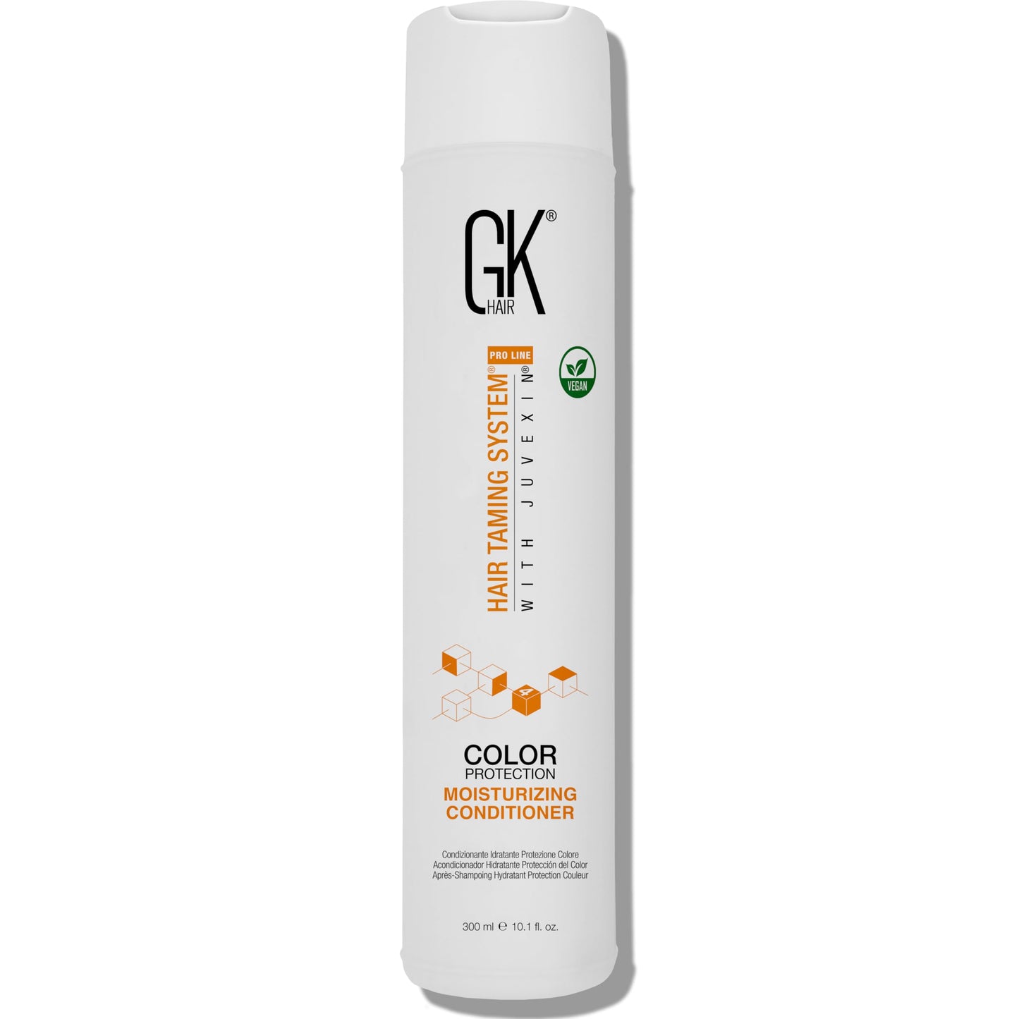 Light Gray GK HAIR Hydrate Moisturizing Conditioner for Dry Damaged Colored Hair Protection Deep Conditioning with Keratin Frizz Control Smooth Healthy All Hair Sulfate Free Women and Men – 10.1 Ounce