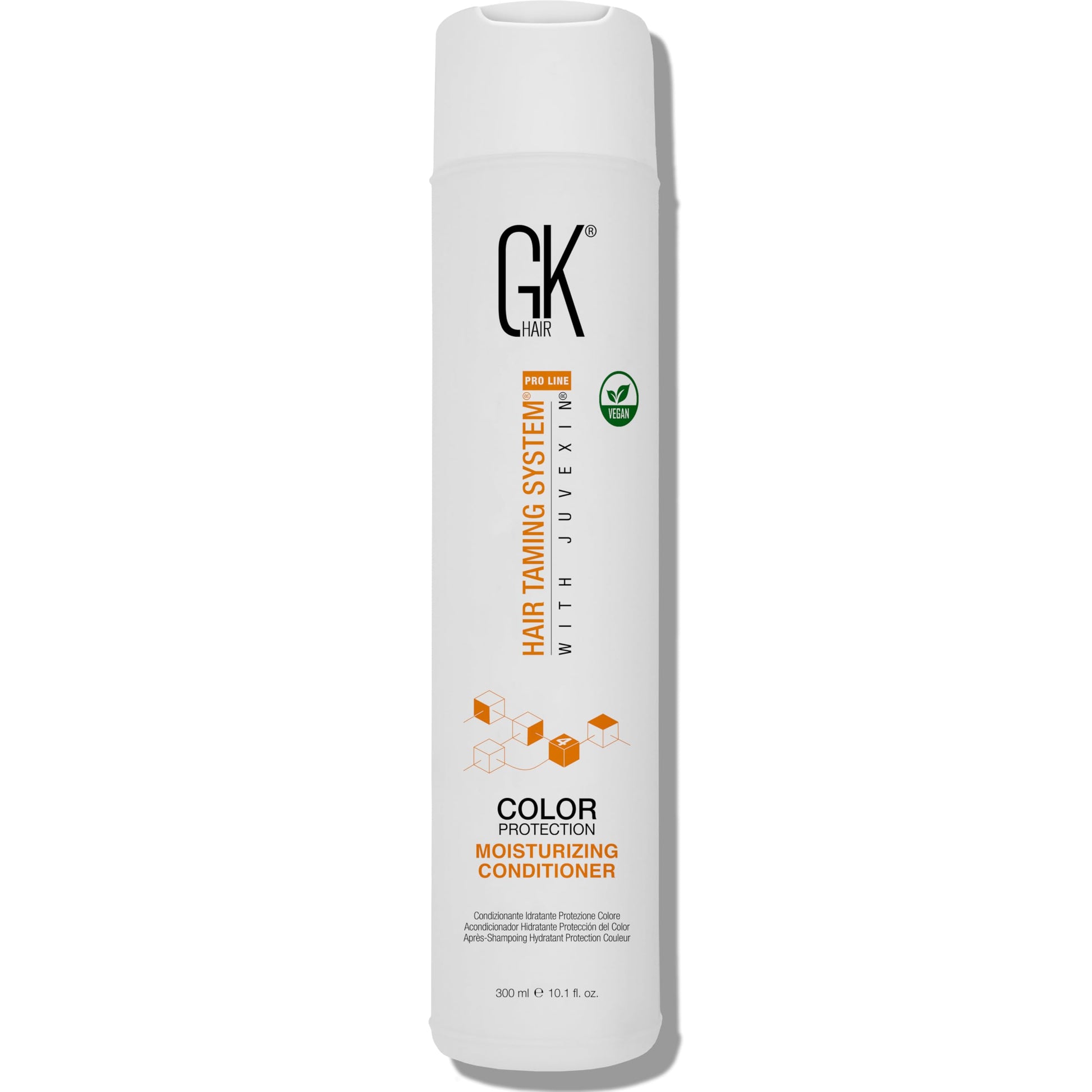 Light Gray GK HAIR Hydrate Moisturizing Conditioner for Dry Damaged Colored Hair Protection Deep Conditioning with Keratin Frizz Control Smooth Healthy All Hair Sulfate Free Women and Men – 10.1 Ounce