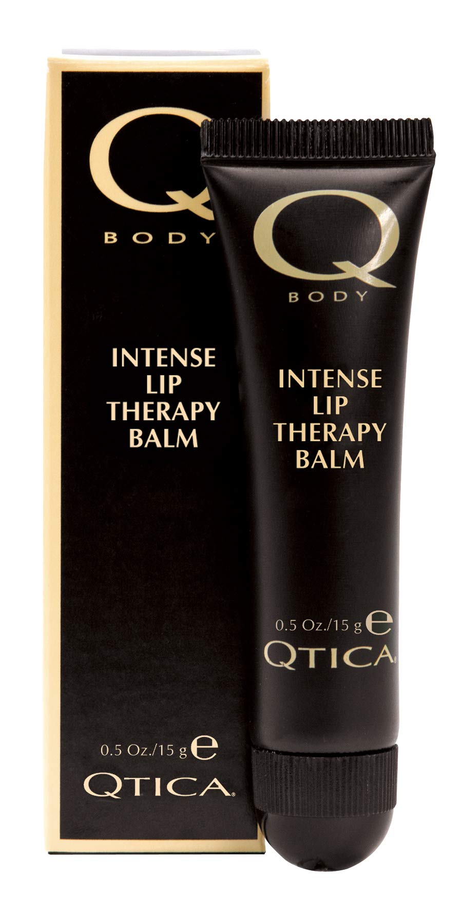 Black Qtica Intense Lip Repair Balm Set of 2 – Deeply Hydrating Overnight Treatment for Dry, Cracked Lips – Restores, Softens, and Smooths – Rich Conditioning Formula for Long-Lasting Moisture and Shine