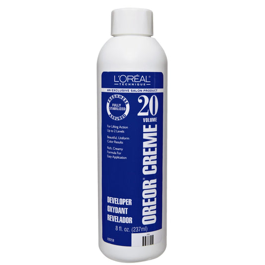 Lavender L'Oréal Technique Oreor Developer - Hair Color Developer, Creamy Formula For Uniform Results, Combine With Color of Your Choice, 20 Vol Dev 8 Oz