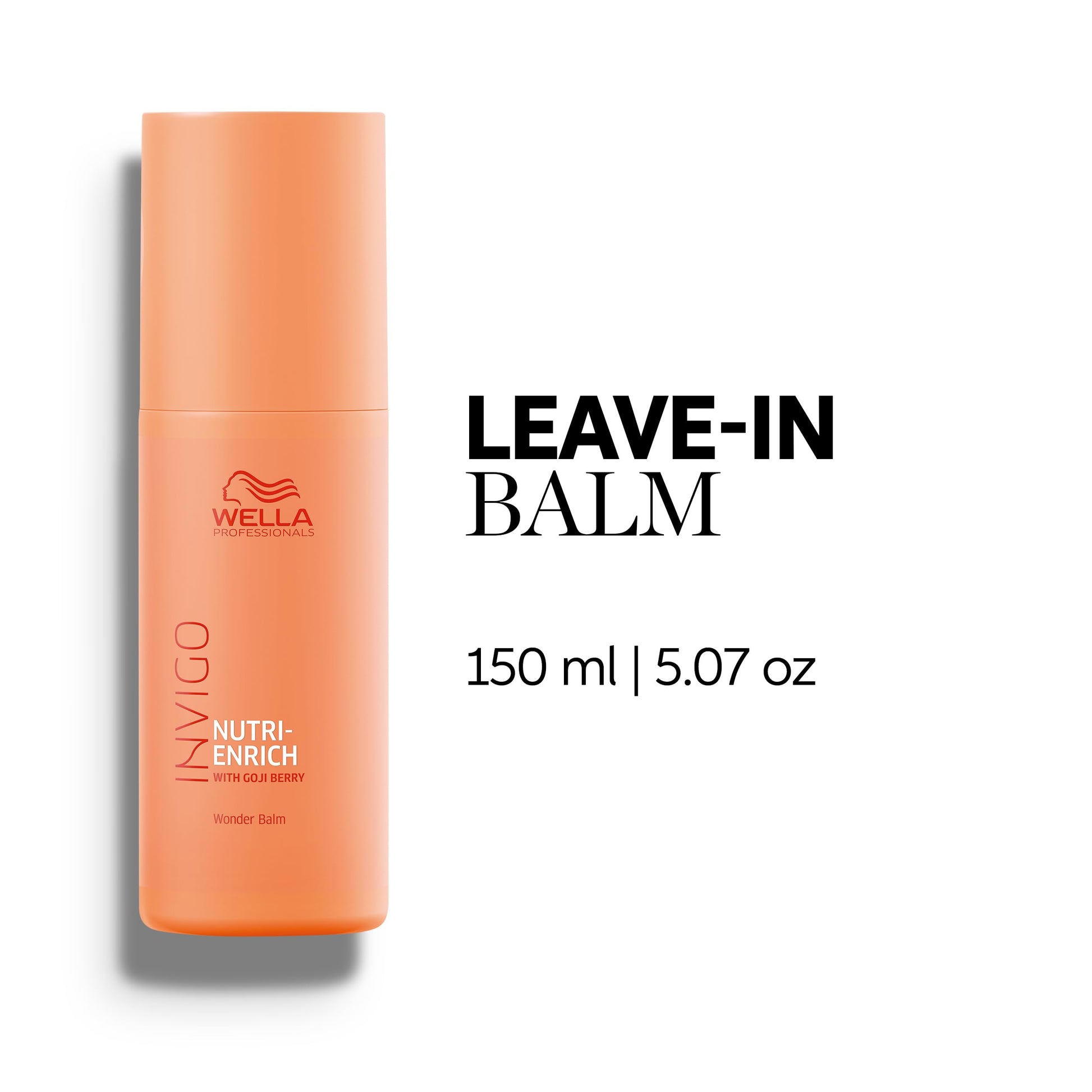 White Smoke Wella Professionals Nutri-Enrich Leave-in Wonder Balm with Goji Berry | For Dry or Stressed Hair | Deep Nourishment, Smoothness & Manageability | 5.07 Fl Oz