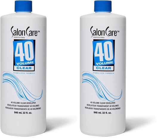 White Smoke Salon Care 40 Volume Clear Developer 32 Oz (Pack of 2)