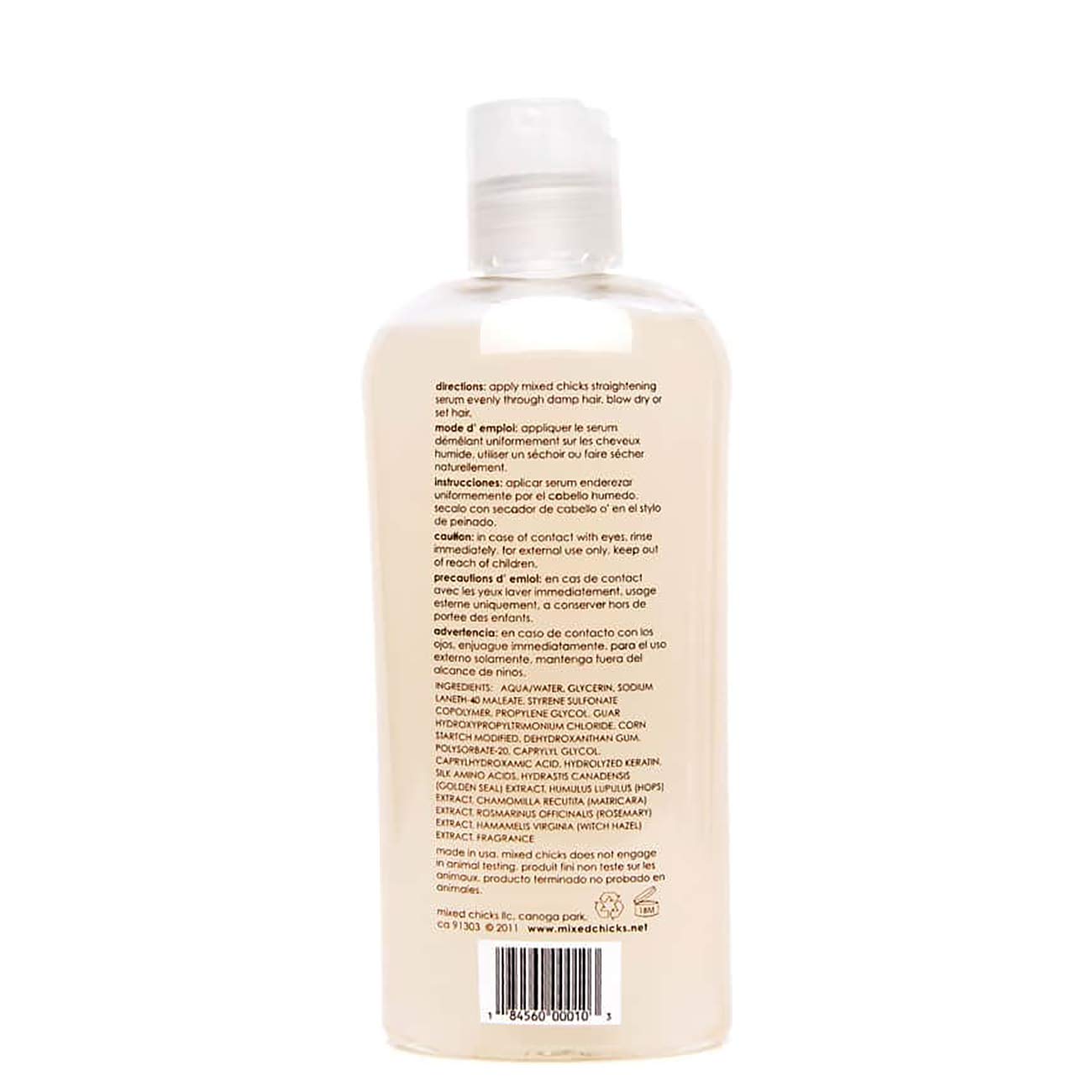 Antique White Mixed Chicks Straightening Serum - Thermal Protection, 4 fl.oz. / 120ml