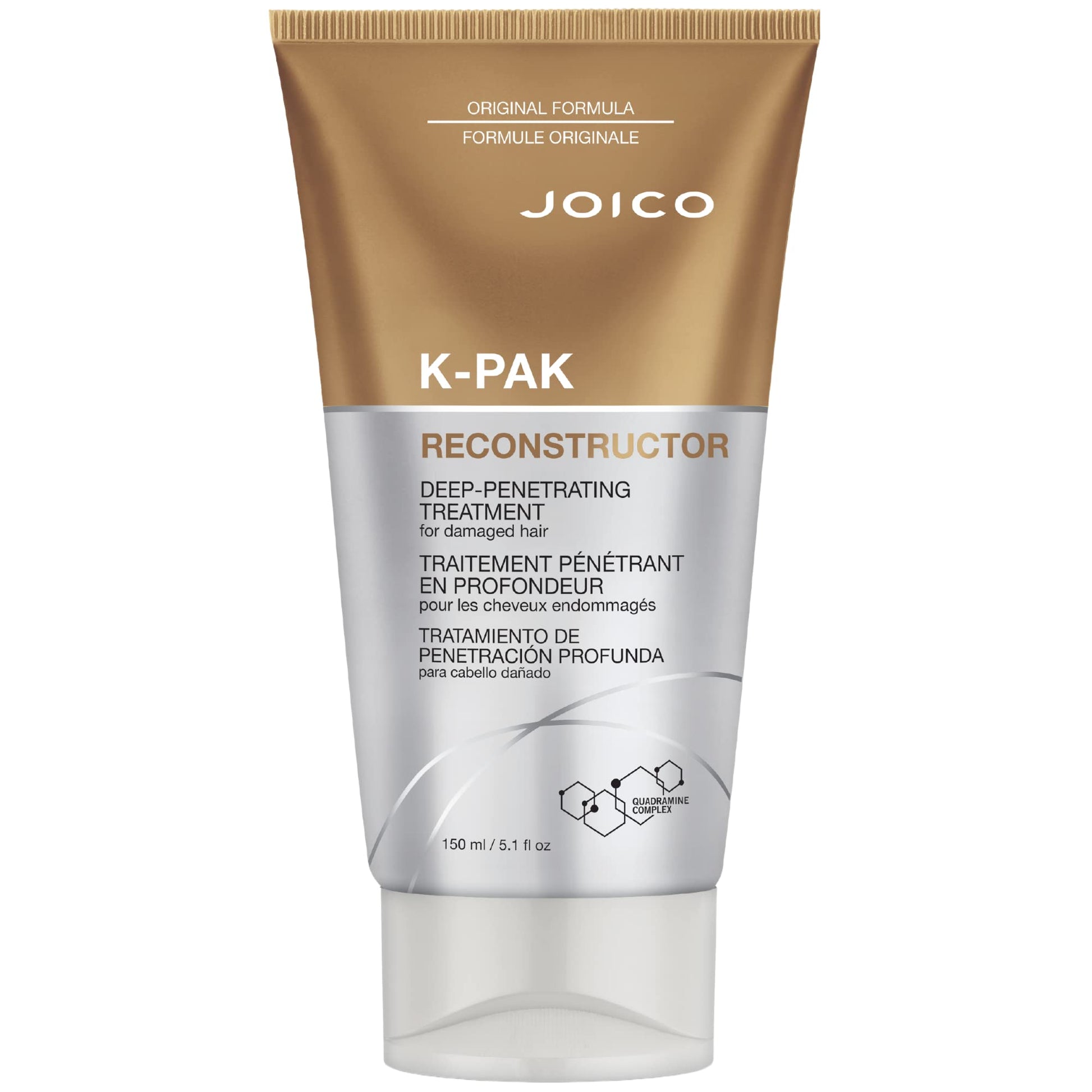 White Smoke Joico K-PAK Reconstructor Deep-Penetrating Treatment | For Damaged Hair | Repair & Strengthen Strands | Rebuild & Fortify Damaged Hair | Improve Elasticity | With Keratin & Arginine | 5.1 Fl Oz