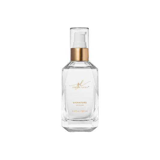 Lavender Goldie Locks Signature Hair Serum - Anti-Frizz and Humidity Control - Lightweight Shine Enhancer - Safe for Extensions and Color-Treated Hair - Protein-Free - 3.4 fl oz