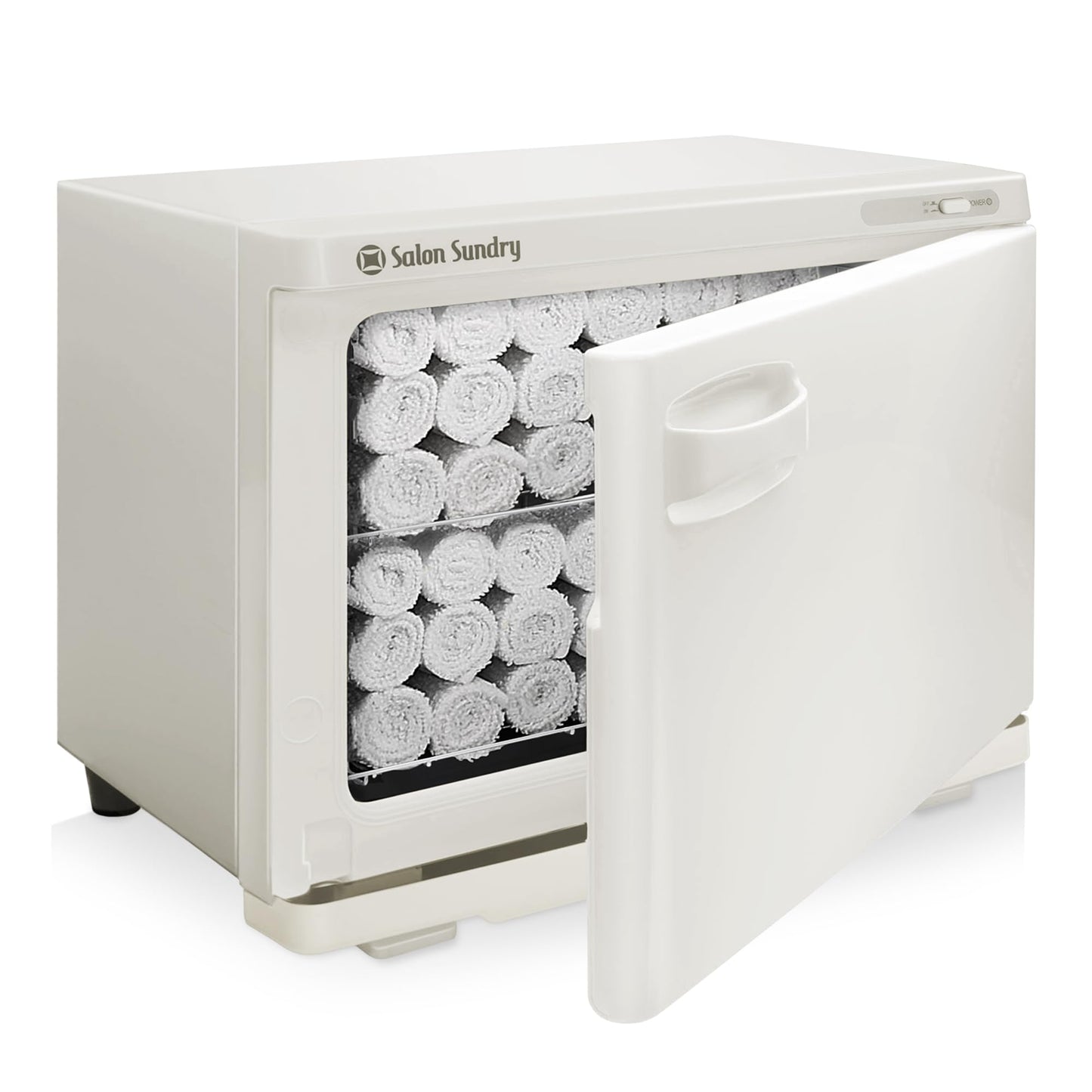 Light Gray Salon Sundry Professional High Capacity Hot Towel Warmer Cabinet - Facial Spa and Salon Equipment - White