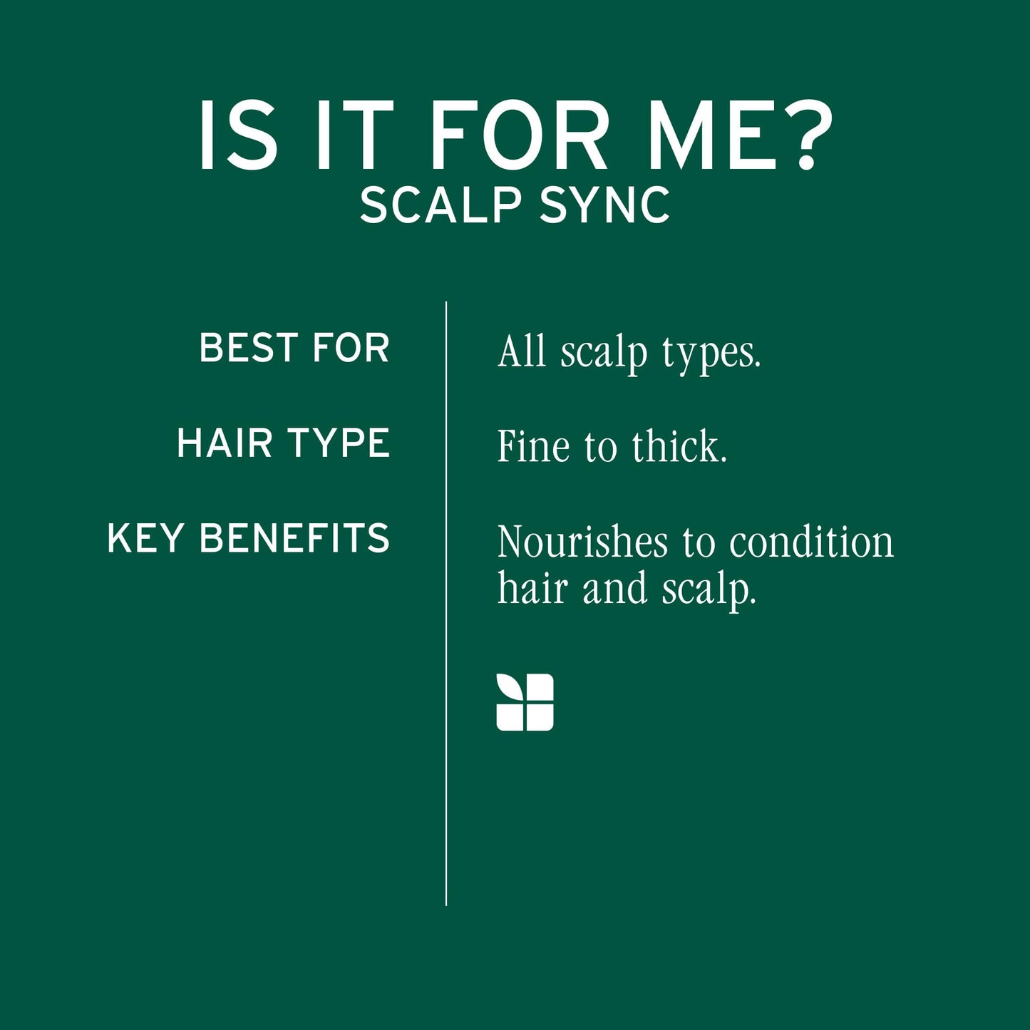 Dark Slate Gray Biolage Scalp Sync Universal Conditioner - Nourishing & Hydrating for All Scalp Types, Lightweight Moisturizing & Conditioning, Fermented Tea Blend & Glycolic Acid, Vegan & Paraben-Free, 33.8 Fl Oz
