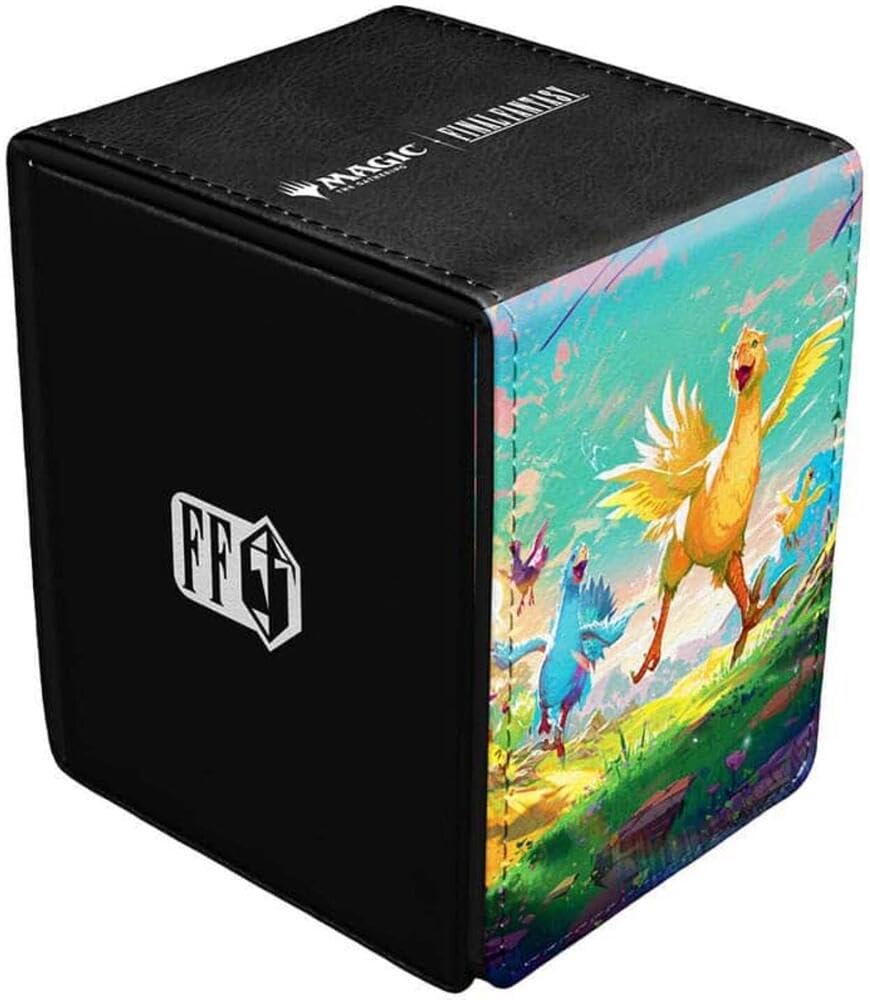 Black UltraPro Alcove Flip Deck Box - Final Fantasy - Chocobo