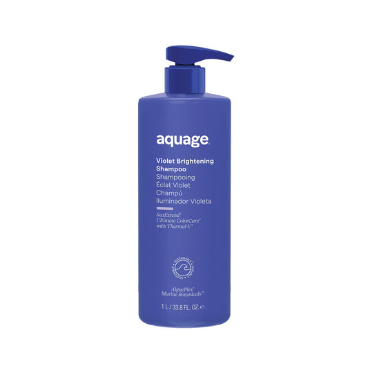 Dark Slate Blue Aquage Violet Brightening Shampoo 33.8 Fl Oz