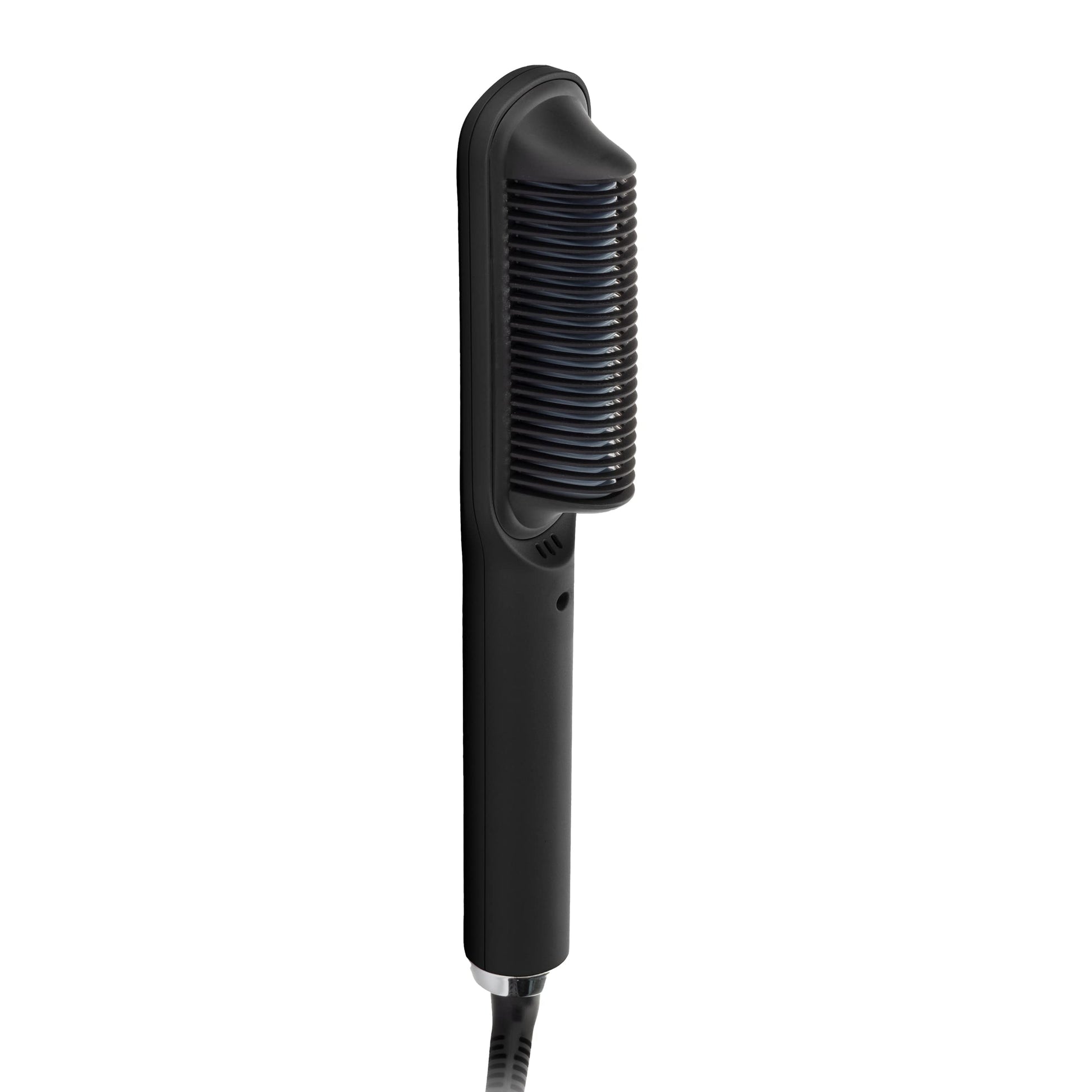 Dark Slate Gray GAMMA+ Ceramic Hot Brush with Cool Touch Technology Reduces Frizz, Static, and Straightens Hair