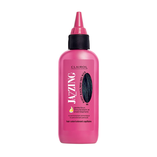 White Smoke Clairol Professional Jazzing Semi-Permanent Hair Color, No.99 Bluest Black, 3 oz.