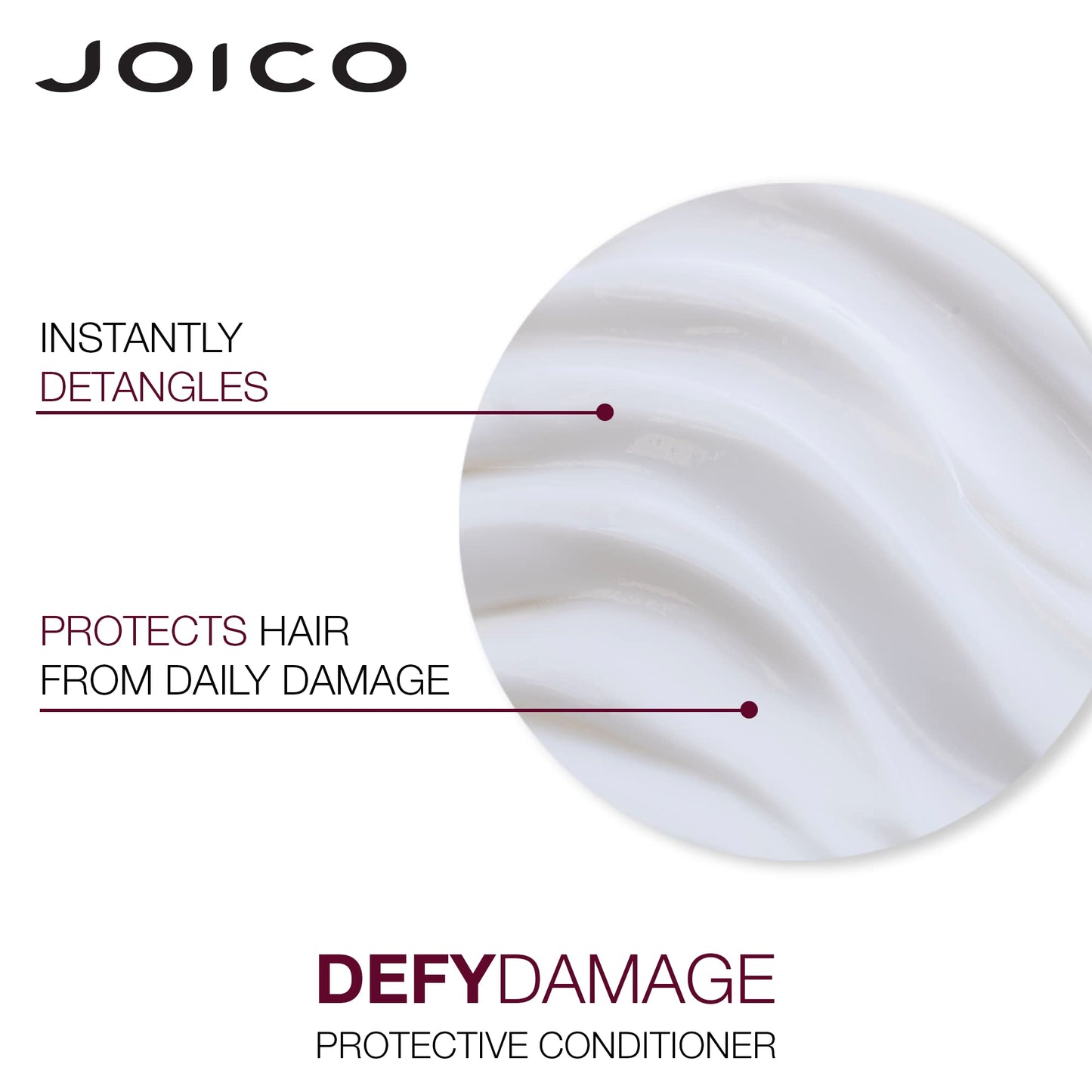 White Smoke Joico Defy Damage Protective Shampoo & Conditioner Set | Preserve Hair Color | For Bond Strengthening & Color Longevity