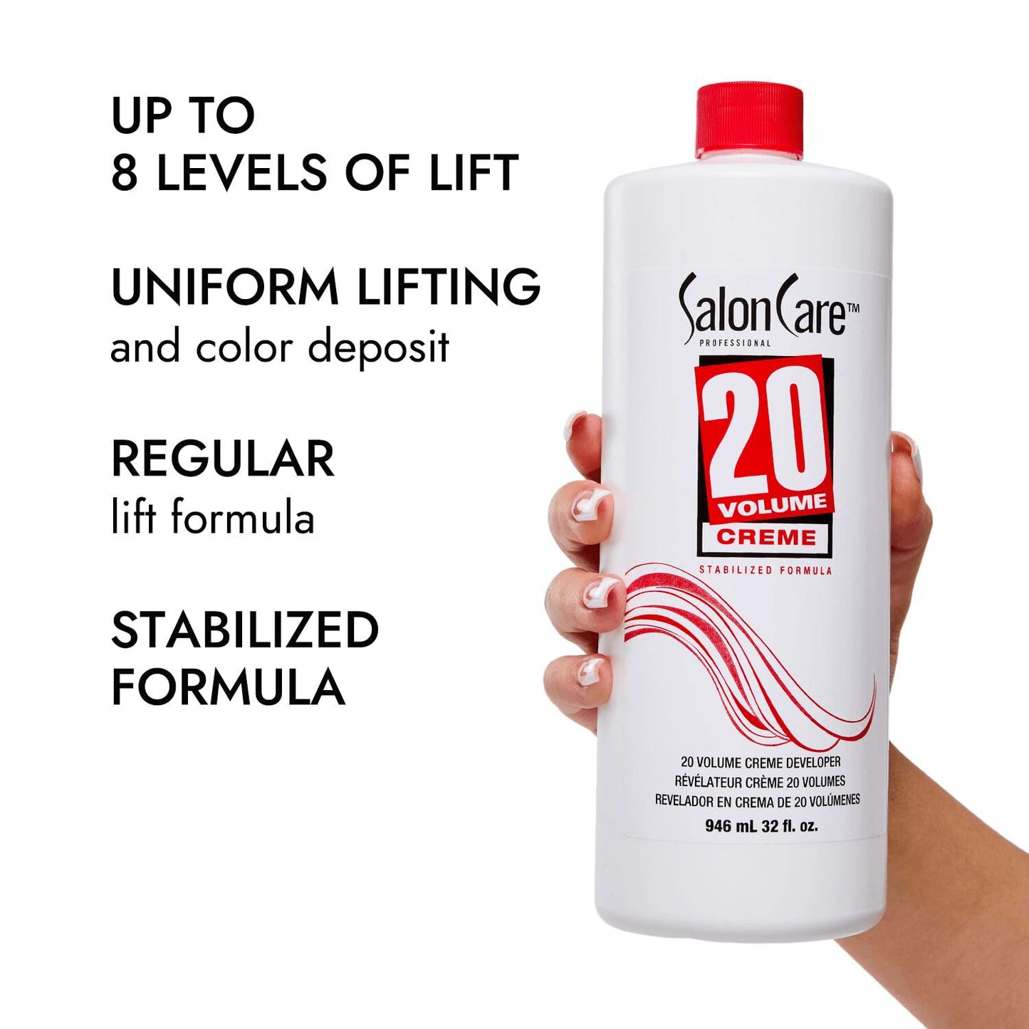 White Smoke Salon Care 20 Volume Creme Developer 32 Oz