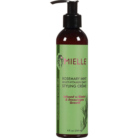 White Smoke Mielle Rosemary Mint Styling Product Combo (CREAM&GEL&OIL)