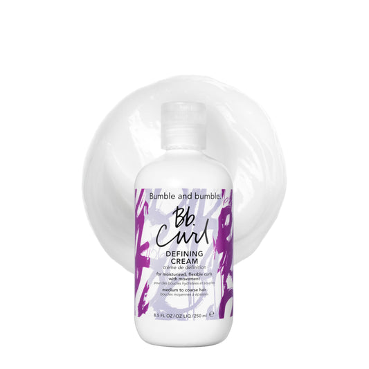 White Smoke Bumble and bumble. Curl Defining Styling Cream | For Moisturized, Flexible Coils Curls and Waves | Anti Frizz | Hold and Shine | With Jojoba, Avocado + Coconut Oil | Standard Size, 8.5 Fl Oz