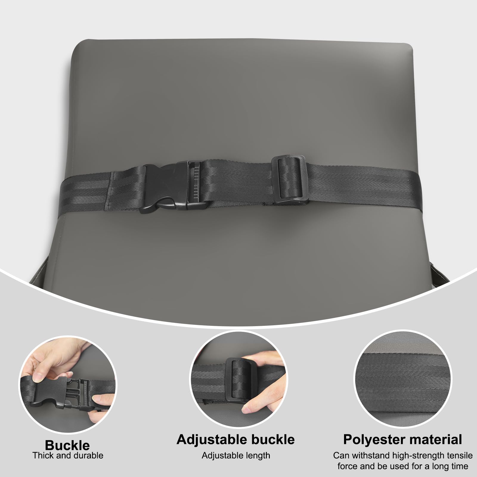 Dim Gray Hair Washing Station for Kids, Sink Shampoo Foam Pad, Anti-Tip Ergonomic Shampoo Neck Support for Kids, Provides Comfortable Support for Sink-Mounted Shampoo Pad (Dark Gray)