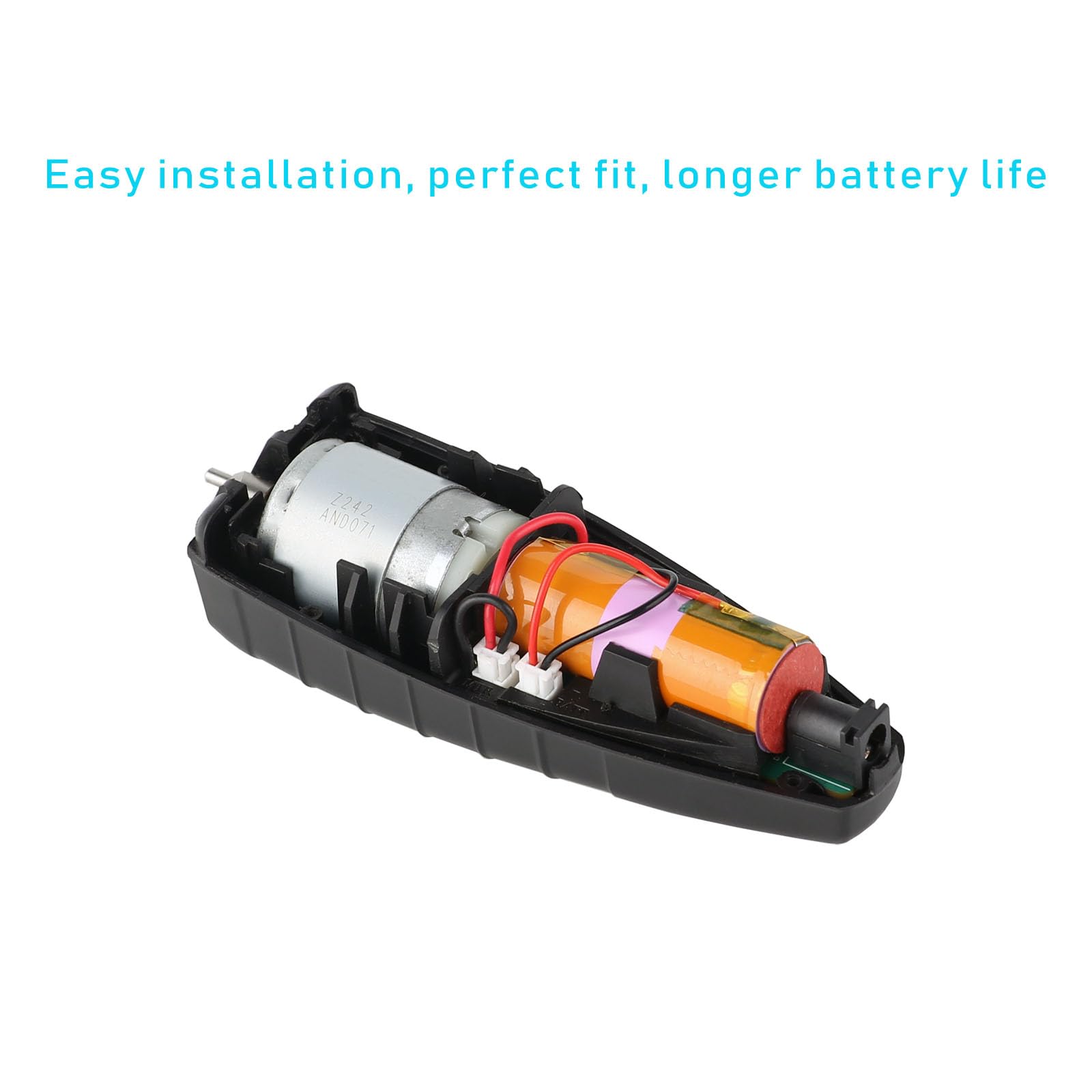 White Smoke UNIKARO 3.7V 2500mAh Li-ion Replacement Battery for Andis 74055, 74150 GTX-EXO, 562627 GTX-EXO II Cordless Electric Beard and Hair Trimmer