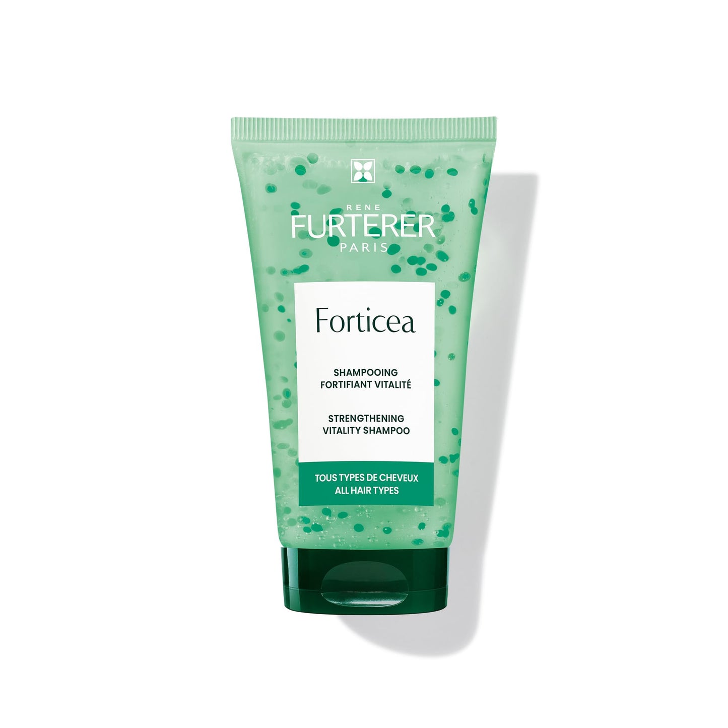 White Smoke Rene Furterer Forticea Strengthening Revitalizing Shampoo - Energize Scalp with Rosemary Essential Oil, and Niacinamide - Sulfate, Paraben, Silicone-Free - Gentle Formula for Daily Use