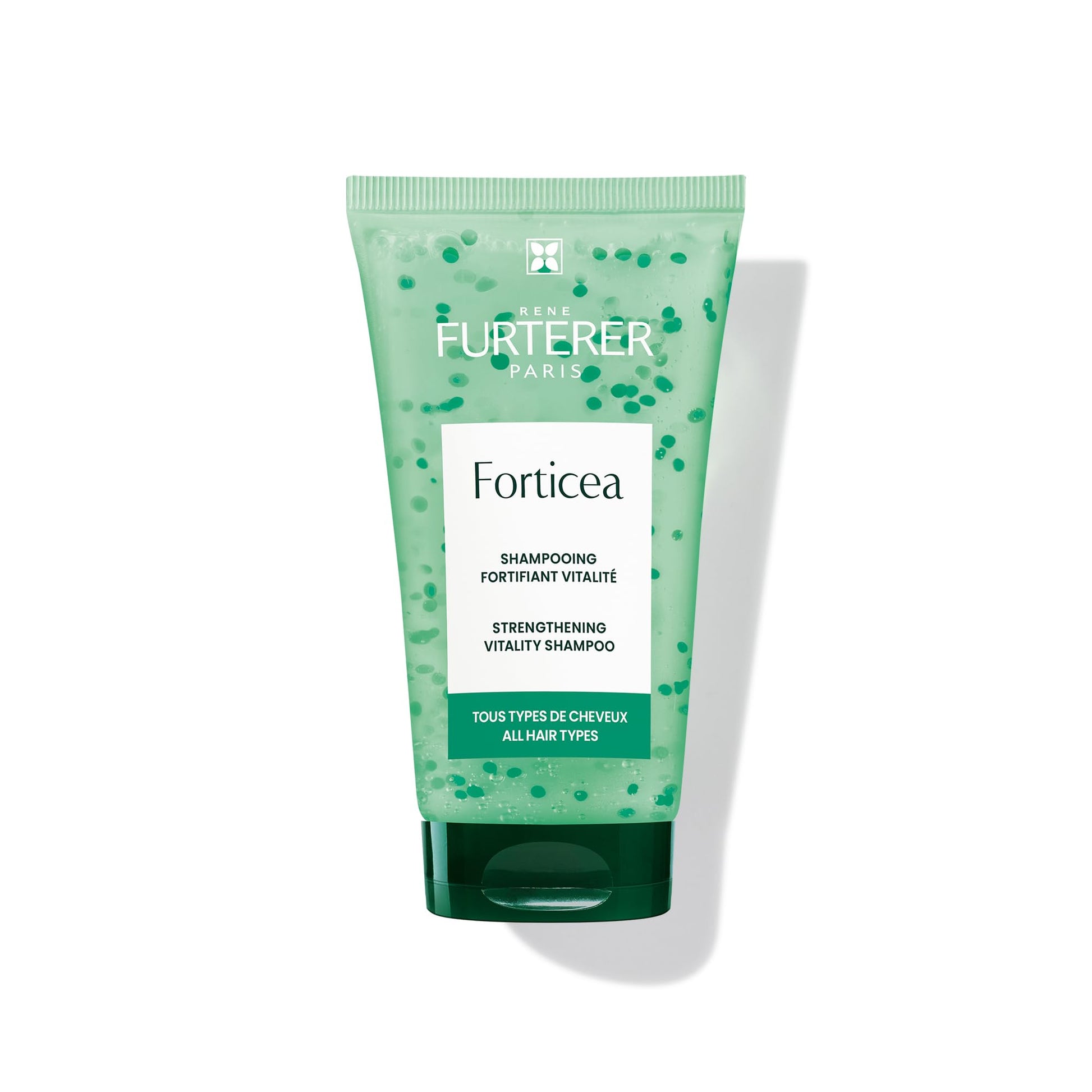 White Smoke Rene Furterer Forticea Strengthening Revitalizing Shampoo - Energize Scalp with Rosemary Essential Oil, and Niacinamide - Sulfate, Paraben, Silicone-Free - Gentle Formula for Daily Use