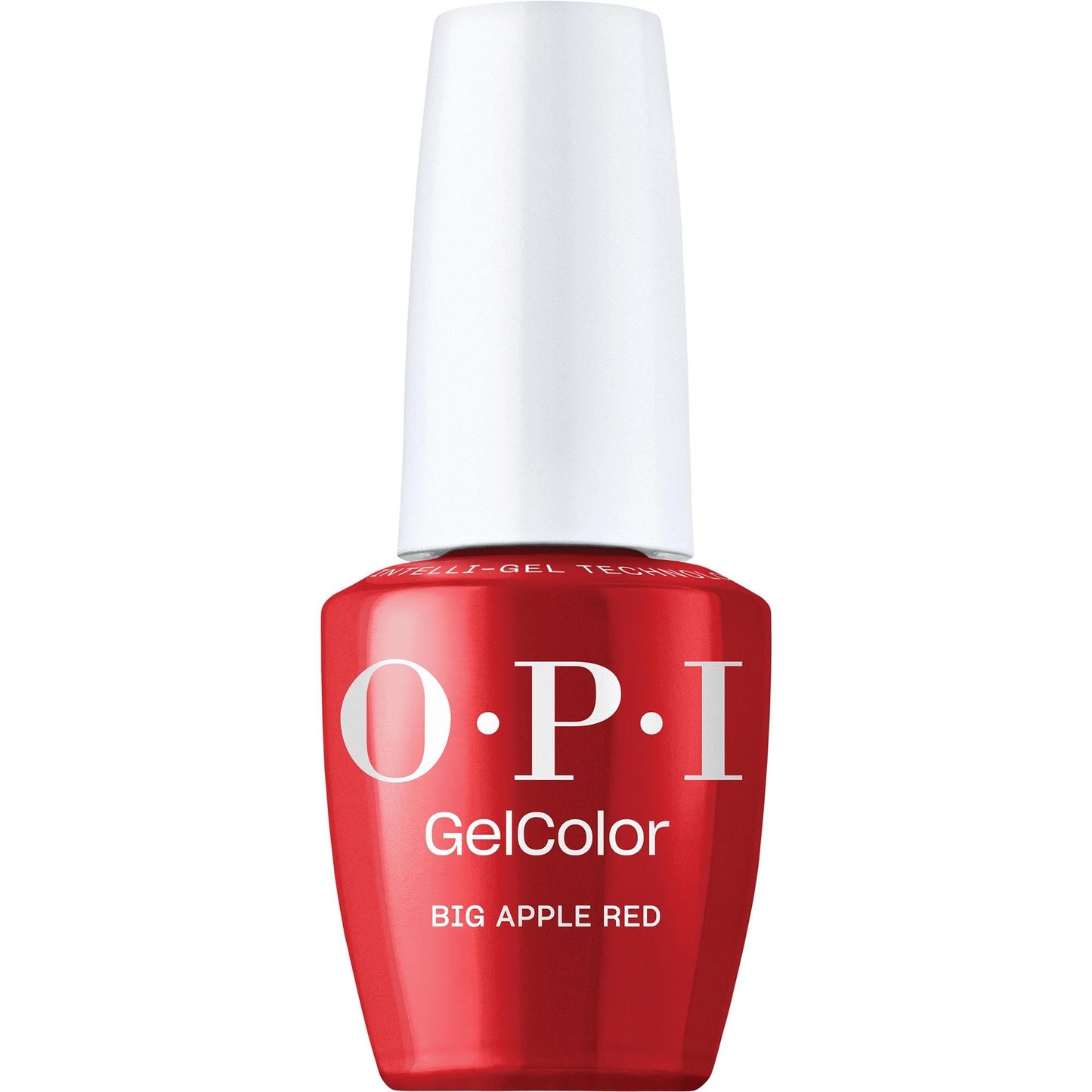 White Smoke OPI GelColor Big Apple Red | Opaque Bright Red Crème LED Cure Gel Nail Polish | Salon-Quality Shine, Long-Lasting Wear | Vegan & HEMA Free | 0.5 Fl Oz