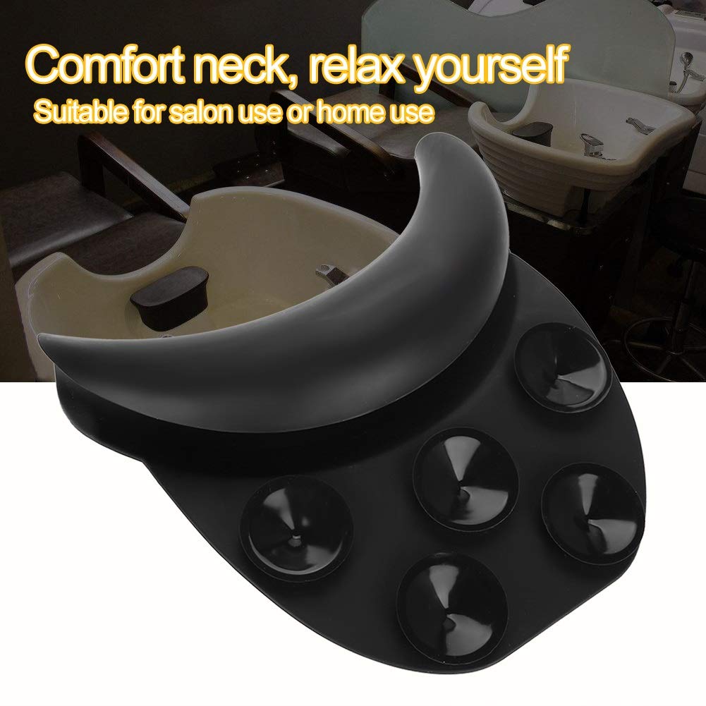 White Smoke Shampoo Bowl Neck Rest for Salon, Salon Shampoo Neck Rest Cushion, Professional Shampoo Bowl Neck Cushion, Silicone Salon Sink Neck Rest for Wash Basin Hair Washing Tray for Sink at Home