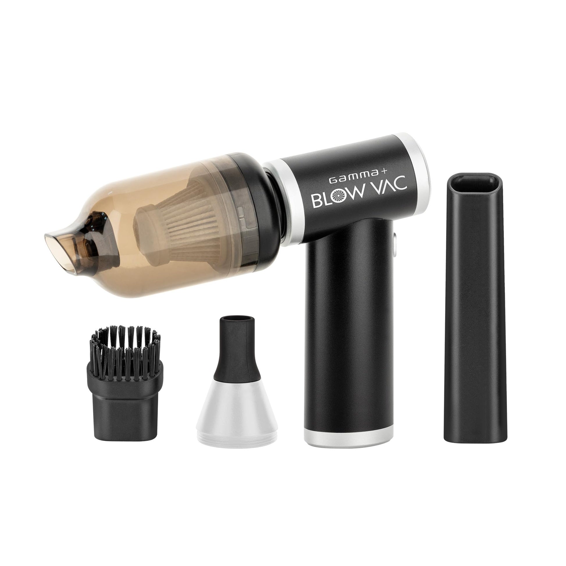 White Smoke GAMMA+ Blow Vac 2-in-1 Handheld Air Blower and Vacuum USB-C Rechargeable with 4 Attachments